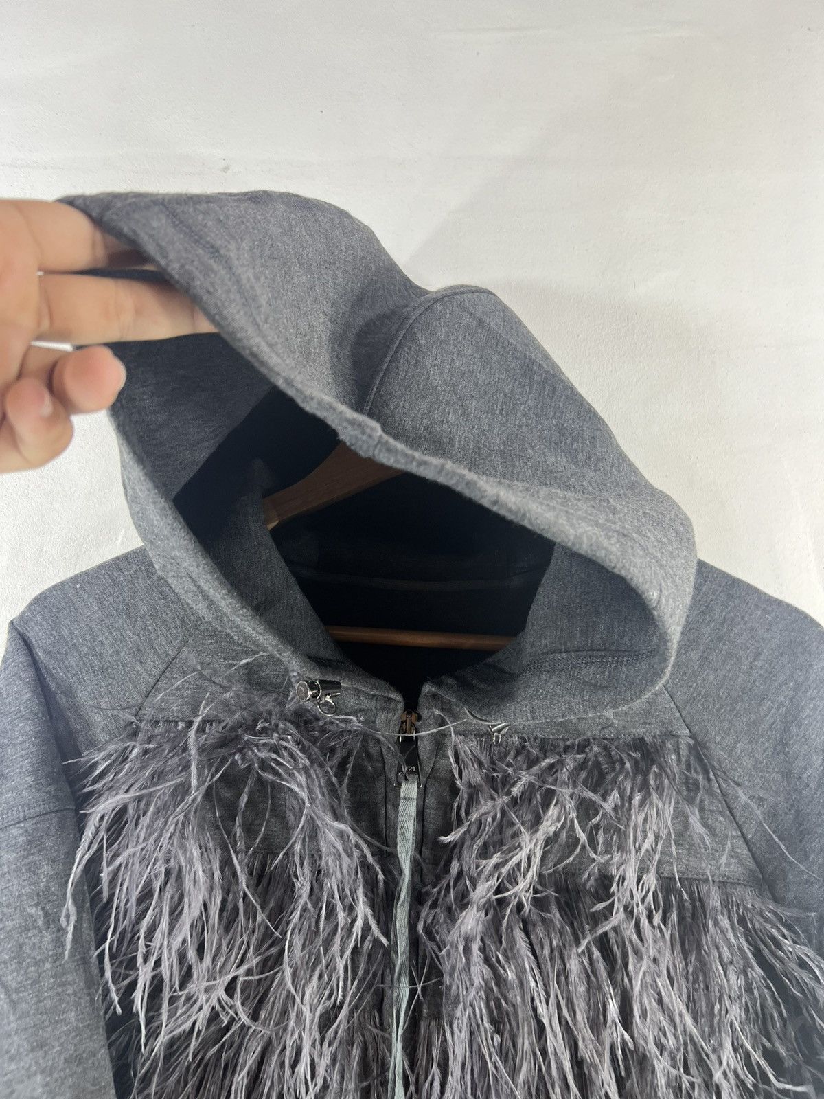 N21 N.21 Mohair Full Zipper Jacket Luxury Design Size US M / EU 48-50 / 2 - 3 Thumbnail