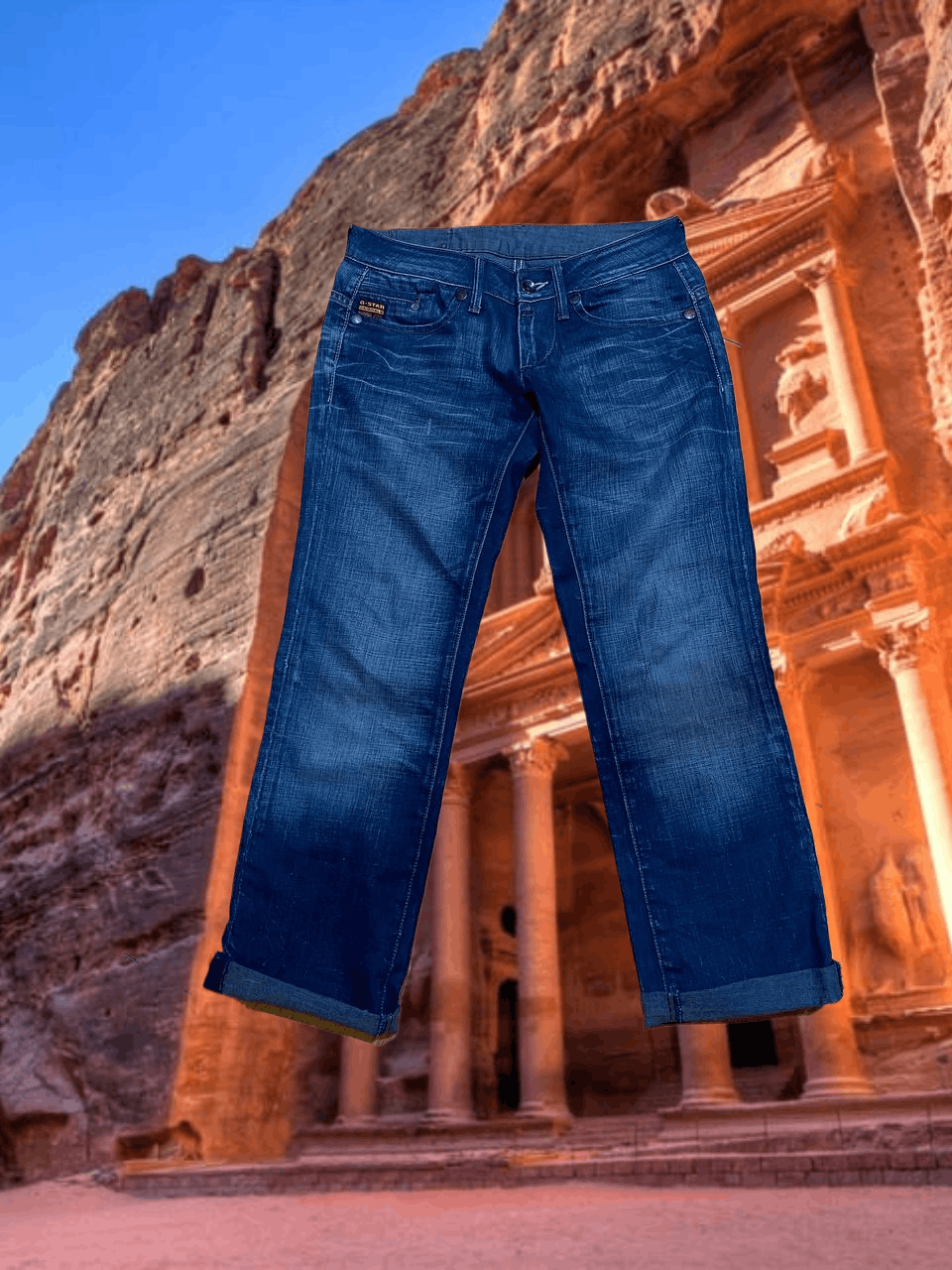 G-Star Distressed Jeans G-Star Raw logo Y2K Vintage size 28 Size US 28 / EU 44 - 1 Thumbnail