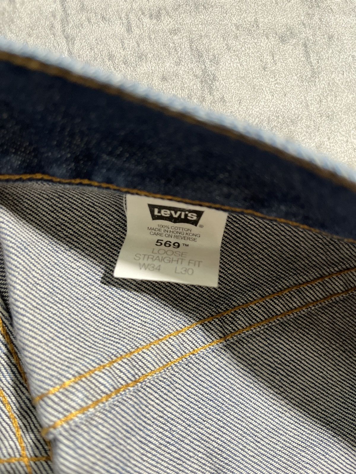 Levi's Vintage Clothing Vintage Levi’s 569 Loose Straight Fit Jeans Size US 34 / EU 50 - 4 Thumbnail