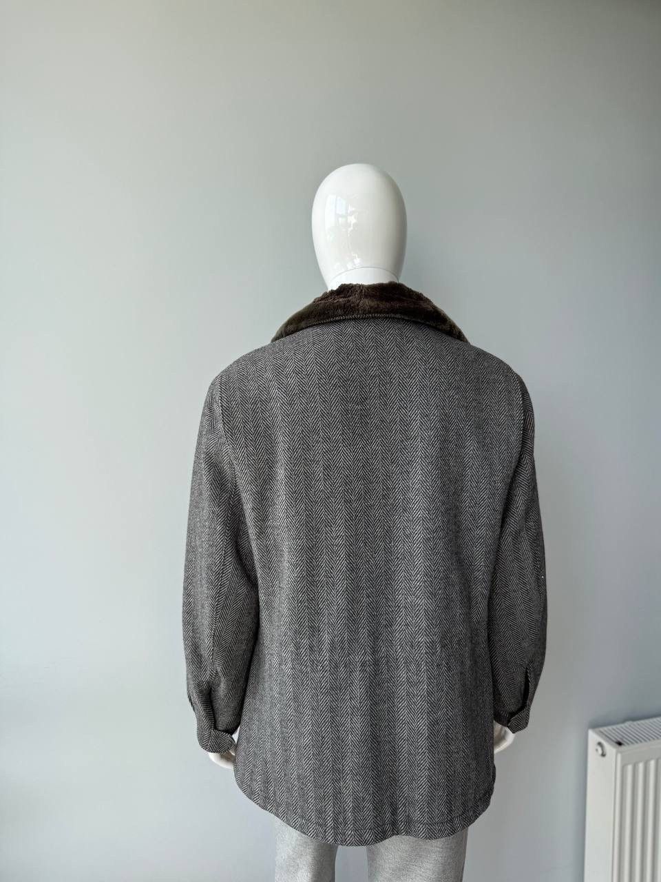 Loro Piana Loro Piana Traveller Wool Jacket Beaver Fur Lined Coat Size US XL / EU 56 / 4 - 9 Thumbnail