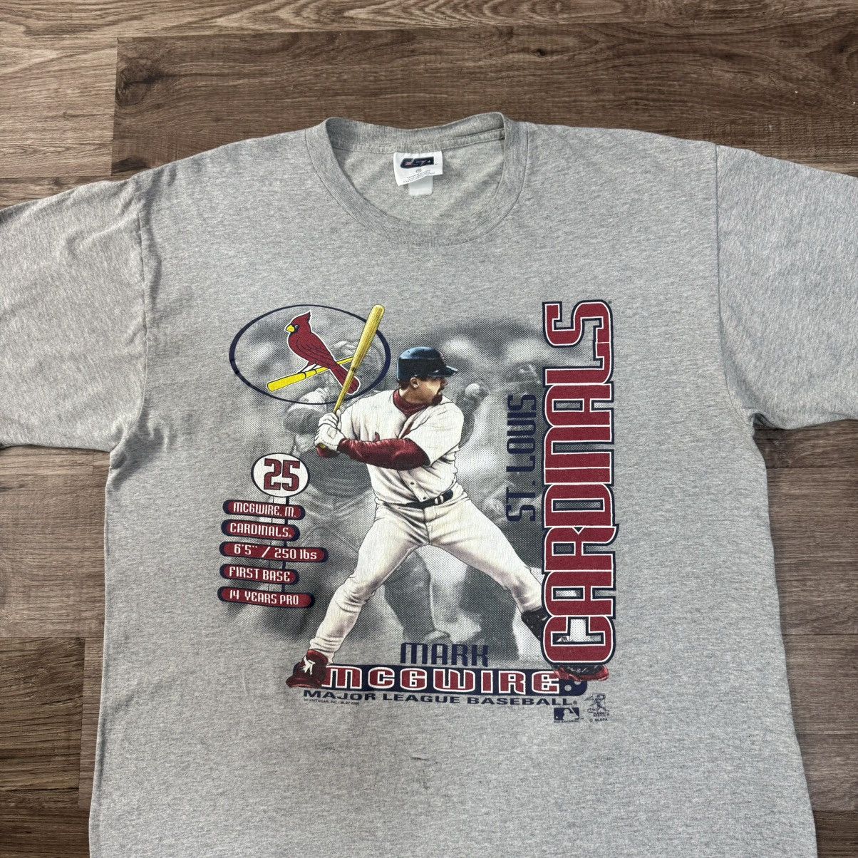 MLB Vintage Mark McGwire St. Louis Cardinals T-Shirt Size US XL / EU 56 / 4 - 2 Thumbnail