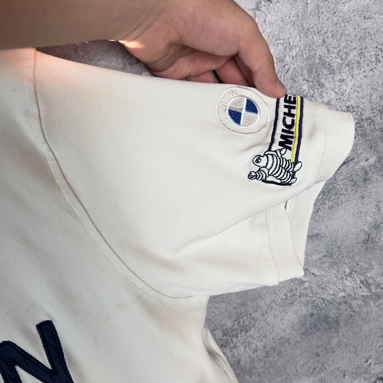 BMW Bmw Polo Shirt F1 Men's Size XXL White Cotton Short Sleeve` Size US XXL / EU 58 / 5 - 10 Thumbnail