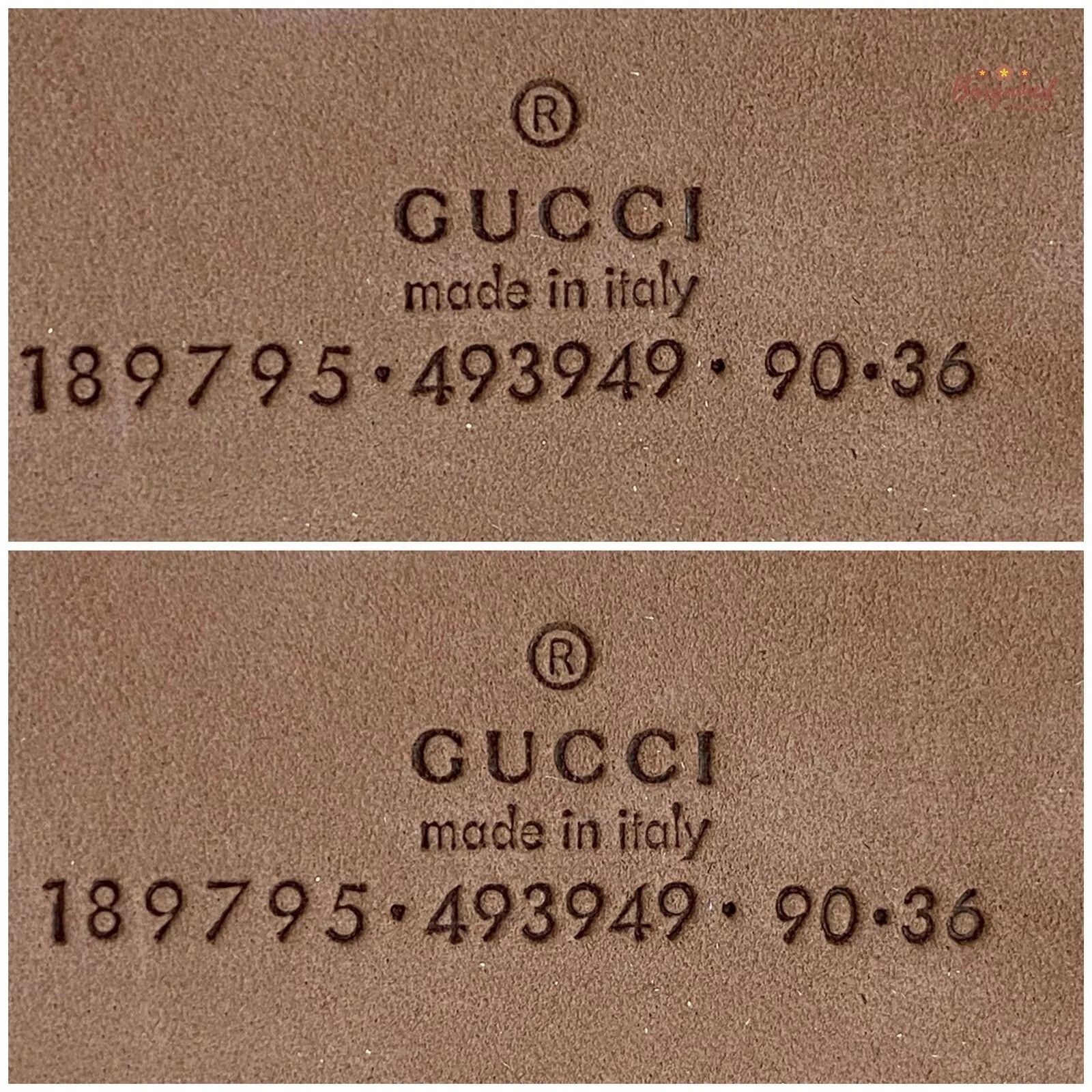 Gucci Gucci Metallic Leather Hysteria Square Buckle Belt 32 Size 32 - 9 Thumbnail