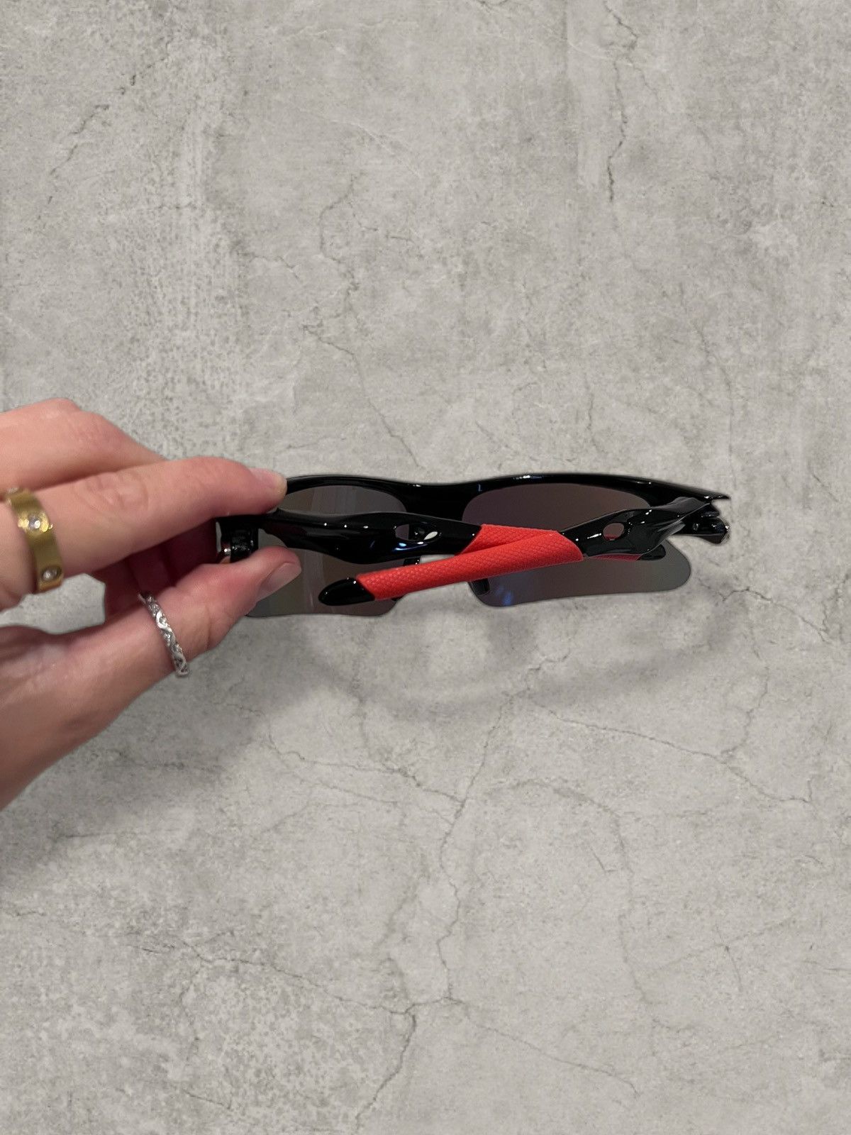 Japanese Brand Insane UV400 sport sunglasses, green/black lense. One size. Size ONE SIZE - 4 Thumbnail