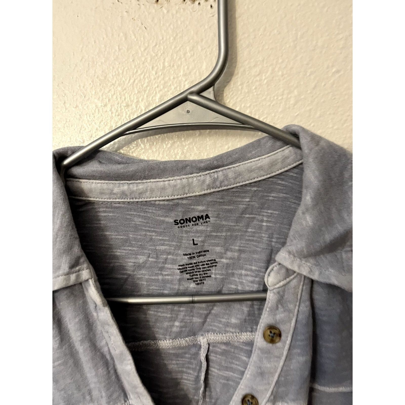 Vintage Sonoma Women's Polo Shirt Sleeveless Blue Size L Regular Casual Polo by Sonoma Size L / US 10 / IT 46 - 3 Thumbnail