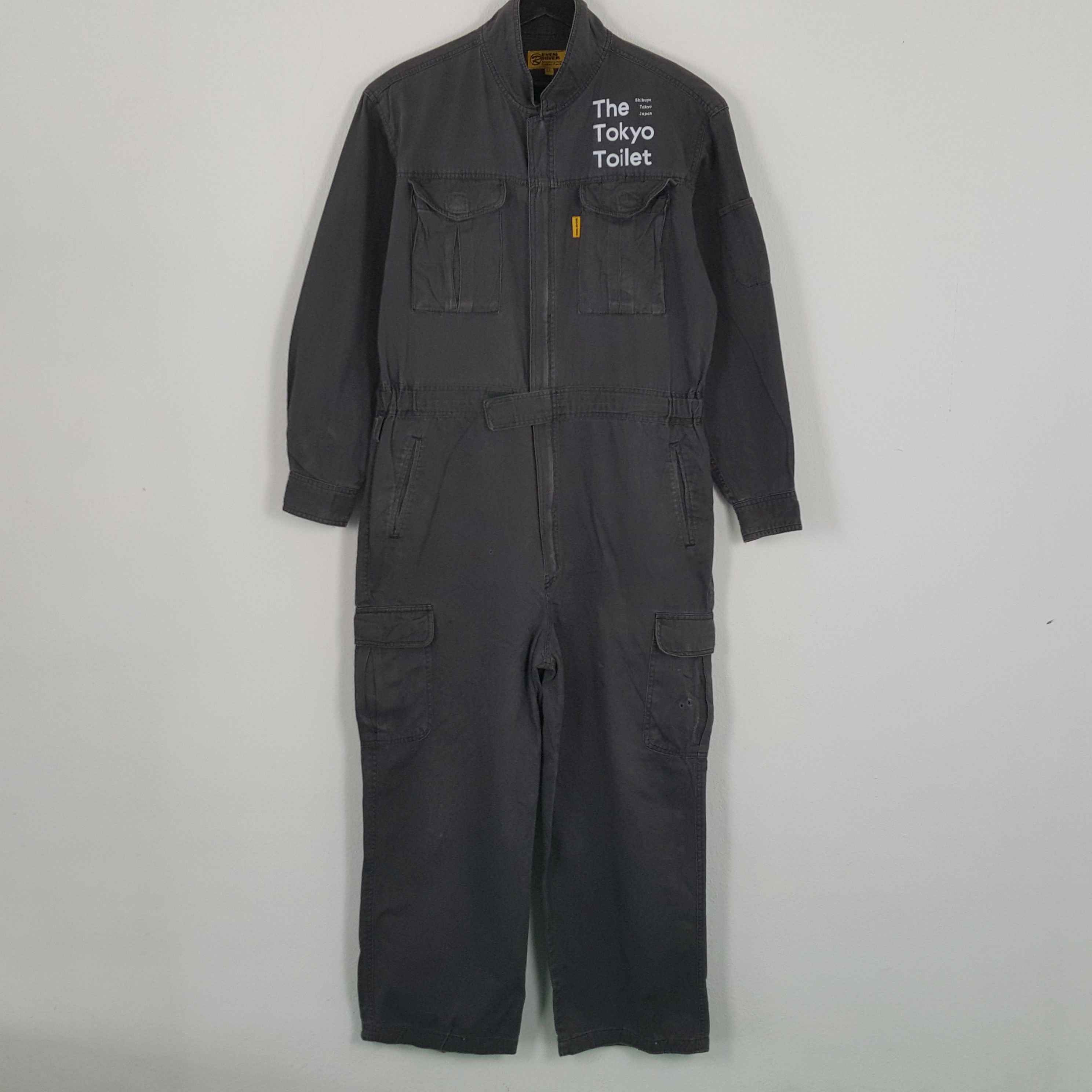 Japanese Brand × Vintage THE TOKYO TOILET Japanese Brand Custom Art Coverall Jacket Size US L / EU 52-54 / 3 - 4 Thumbnail
