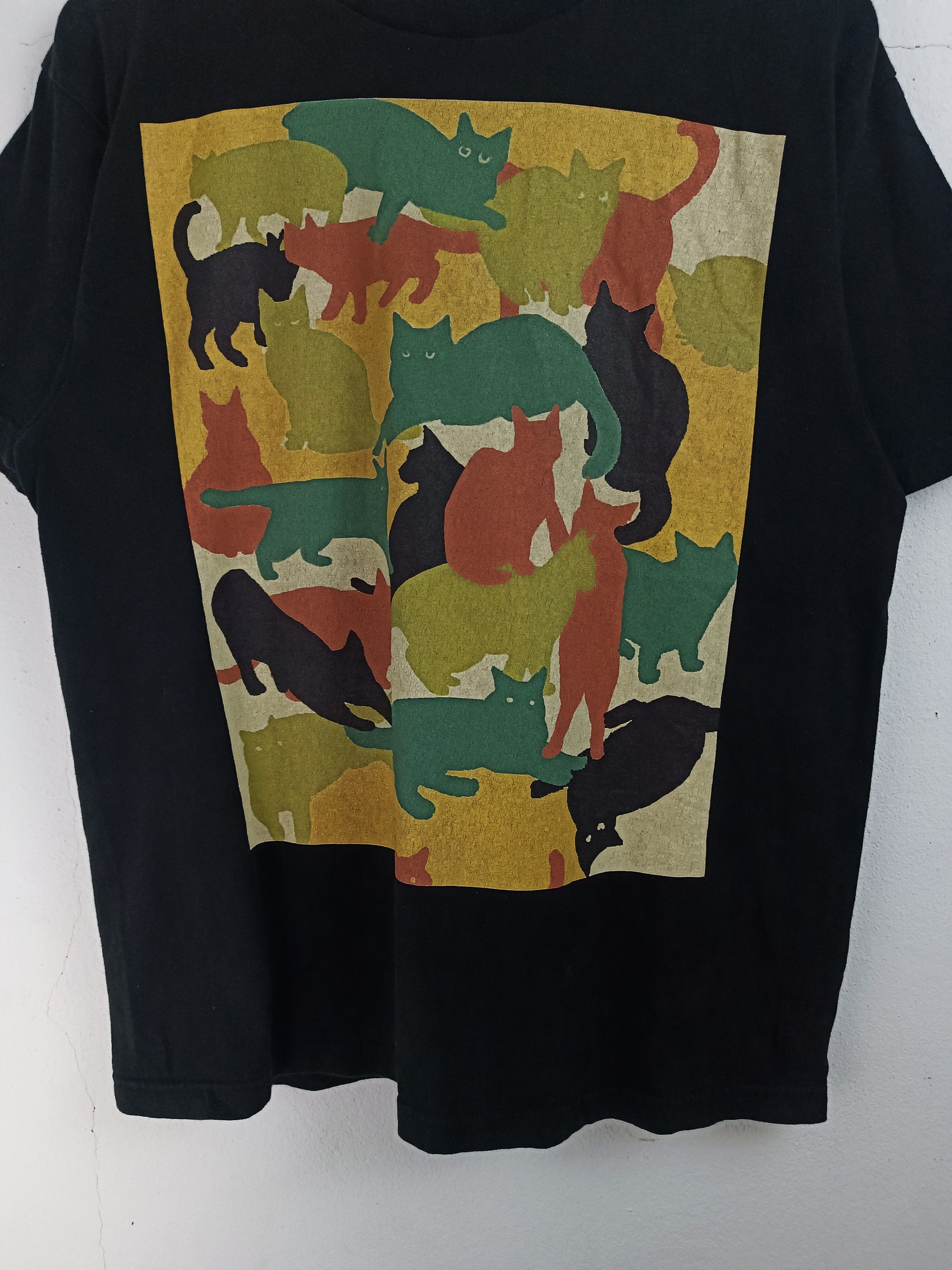 Vintage VINTAGE CATMOUFLAGE KITTY CUTE PET CAT DOG TEE Size US L / EU 52-54 / 3 - 7 Thumbnail