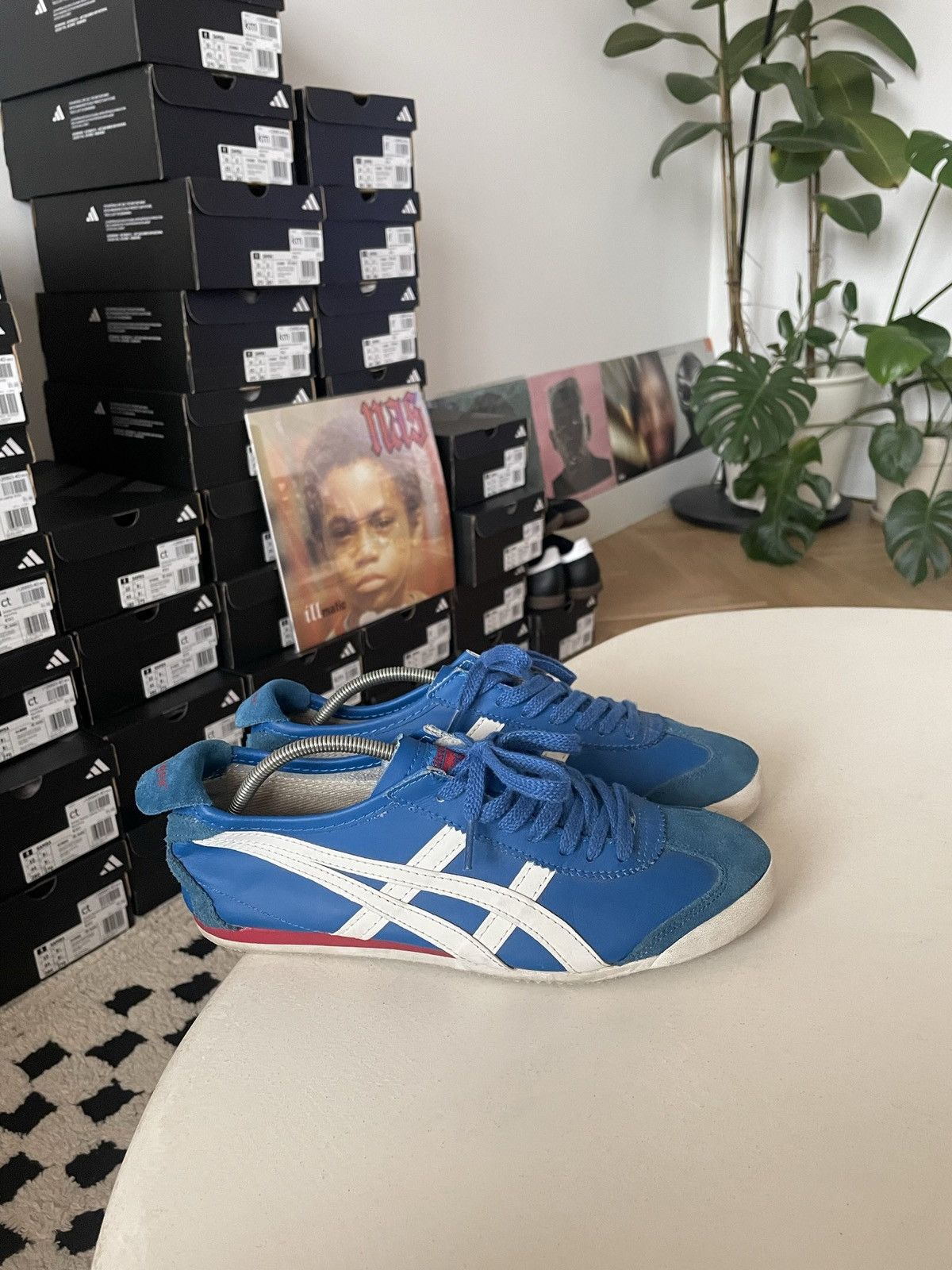 Onitsuka Tiger Asics Onitsuka Tiger OG Sneakers Leather Blue Vintage Y2k Size US 8.5 / EU 41-42 - 4 Thumbnail