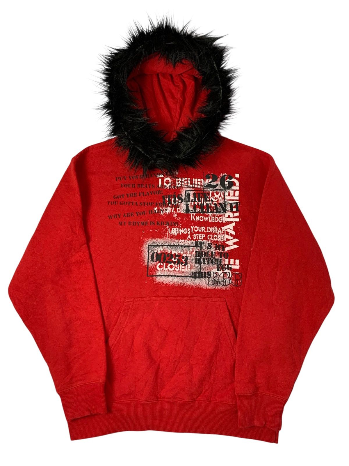 Le Grande Bleu (L.G.B.) Fur hoodie japanese style soridere poem Size US L / EU 52-54 / 3 - 1 Thumbnail