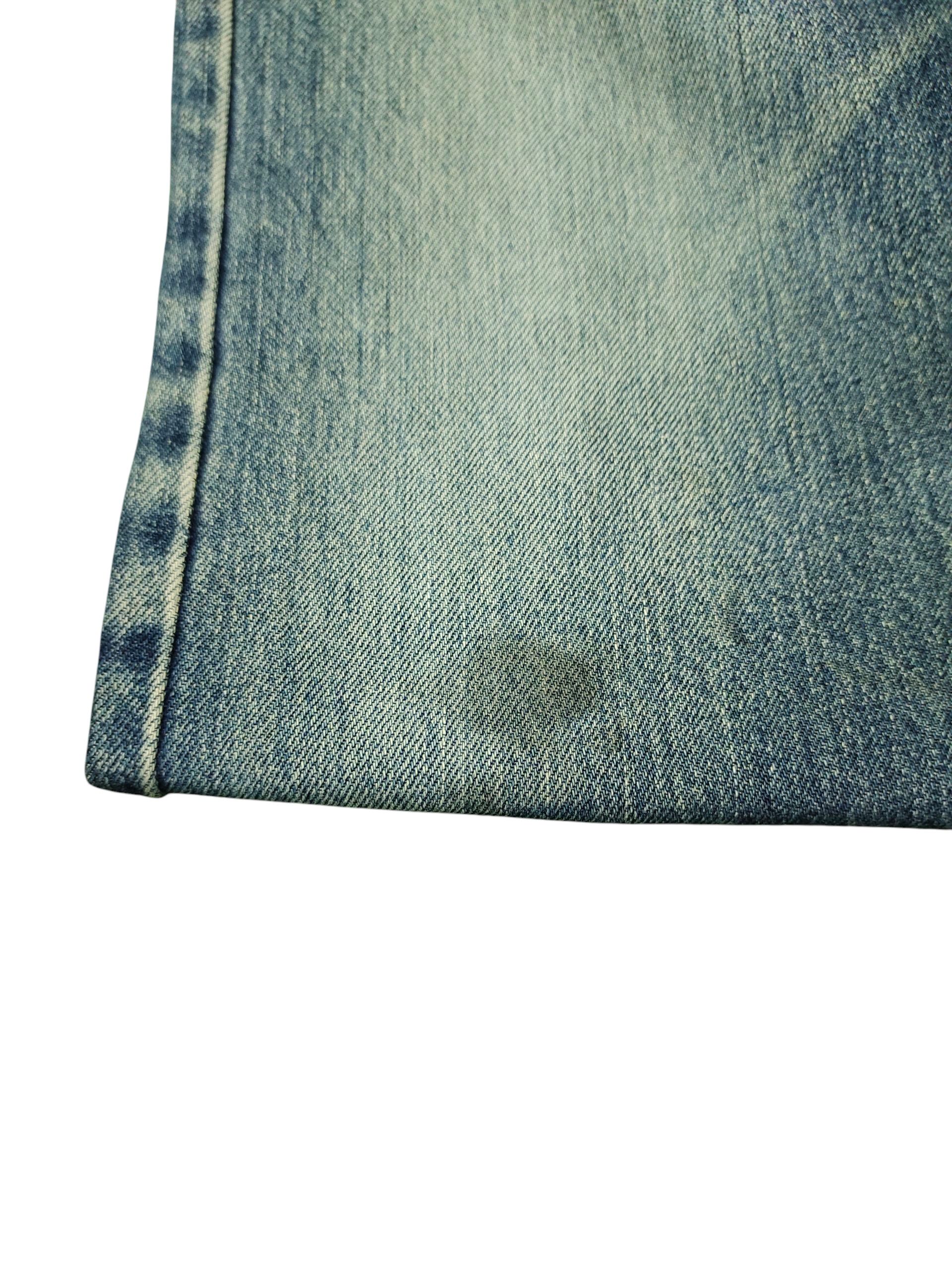 Comme des Garcons × Undercover Vintage Big John Clawmark Distress Faded Denim Jeans Size US 31 - 13 Thumbnail