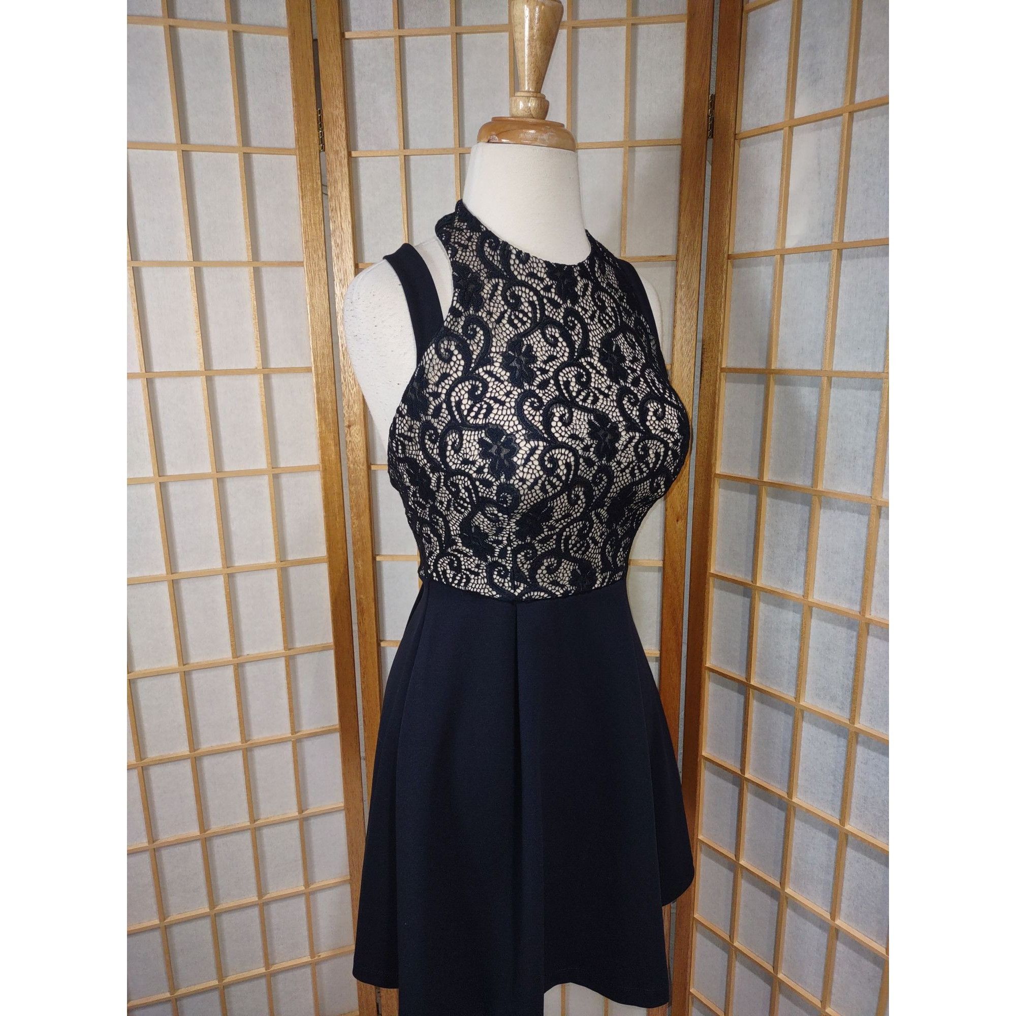 Other TeezeMe Sz 1/2 Lace Halter Dress Size XS / US 0-2 / IT 36-38 - 15 Thumbnail