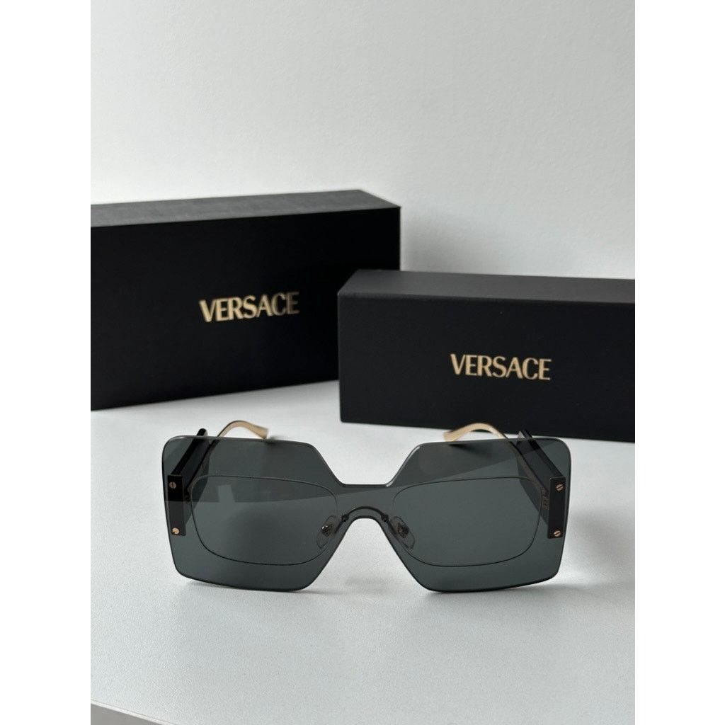 Versace NEW Versace VE2277 Rimless Oversized Sunglasses $652 Size ONE SIZE - 2 Thumbnail