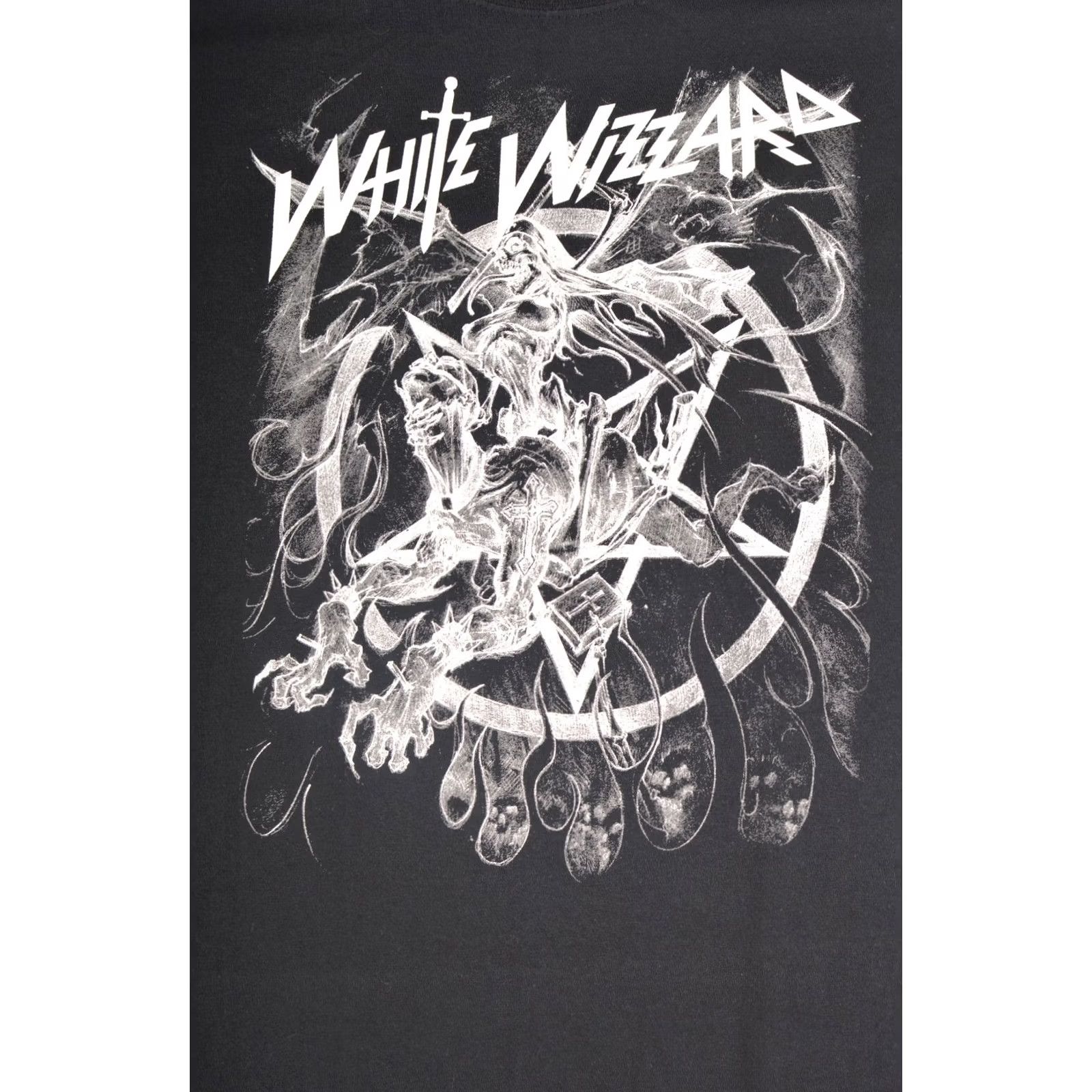 Gildan Gildan White Wizzard The Devils Cut European Tour 2013 Metal T-Shirt XL Black Mens XL T-Shirt Metal Tour 2013 Size US XL / EU 56 / 4 - 2 Thumbnail