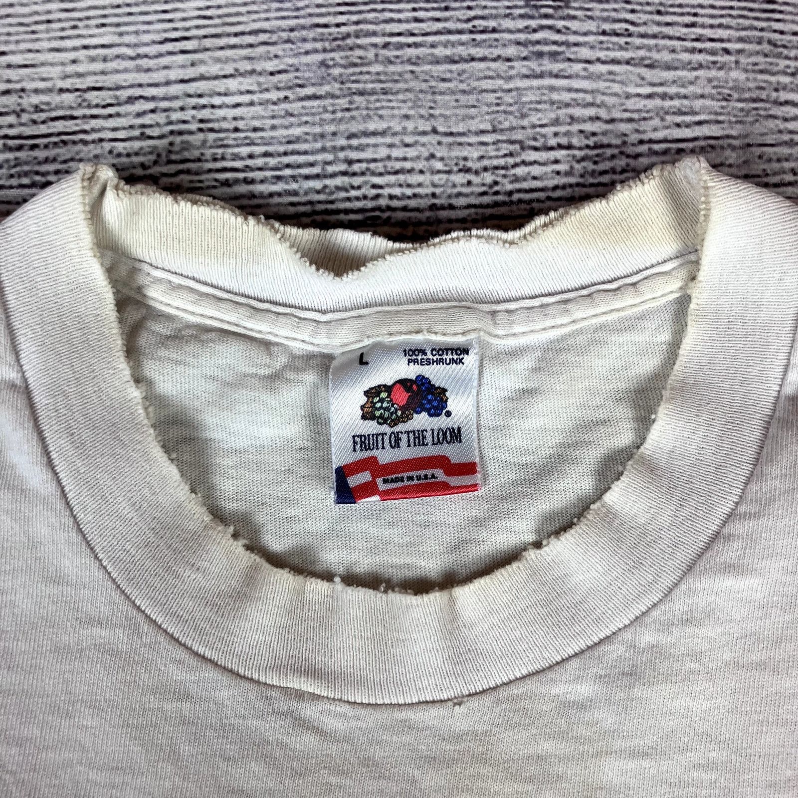 Fruit Of The Loom × Vintage 1990s Late Night At The Phog With Roy Williams KU T-shirt Size US L / EU 52-54 / 3 - 5 Thumbnail