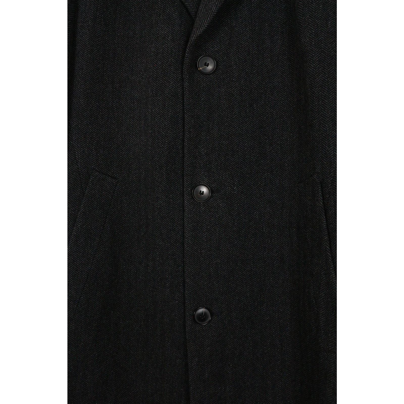 Hugo Boss Vintage Hugo Boss Herringbone Knit Wool Coat 90s Size US M / EU 48-50 / 2 - 4 Thumbnail