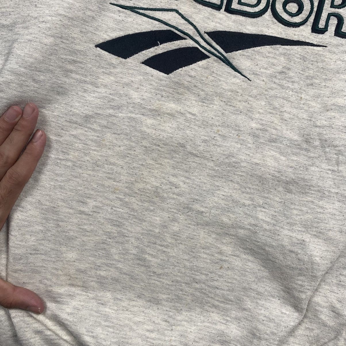 Reebok × Vintage 90s Reebok Big Logo Boxy Crewneck Size US L / EU 52-54 / 3 - 4 Thumbnail
