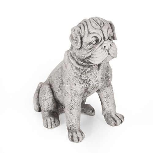 Designer × Homemade Dog Animals Weather Resistant Concrete Garden Statue Size US L / EU 52-54 / 3 - 8 Thumbnail