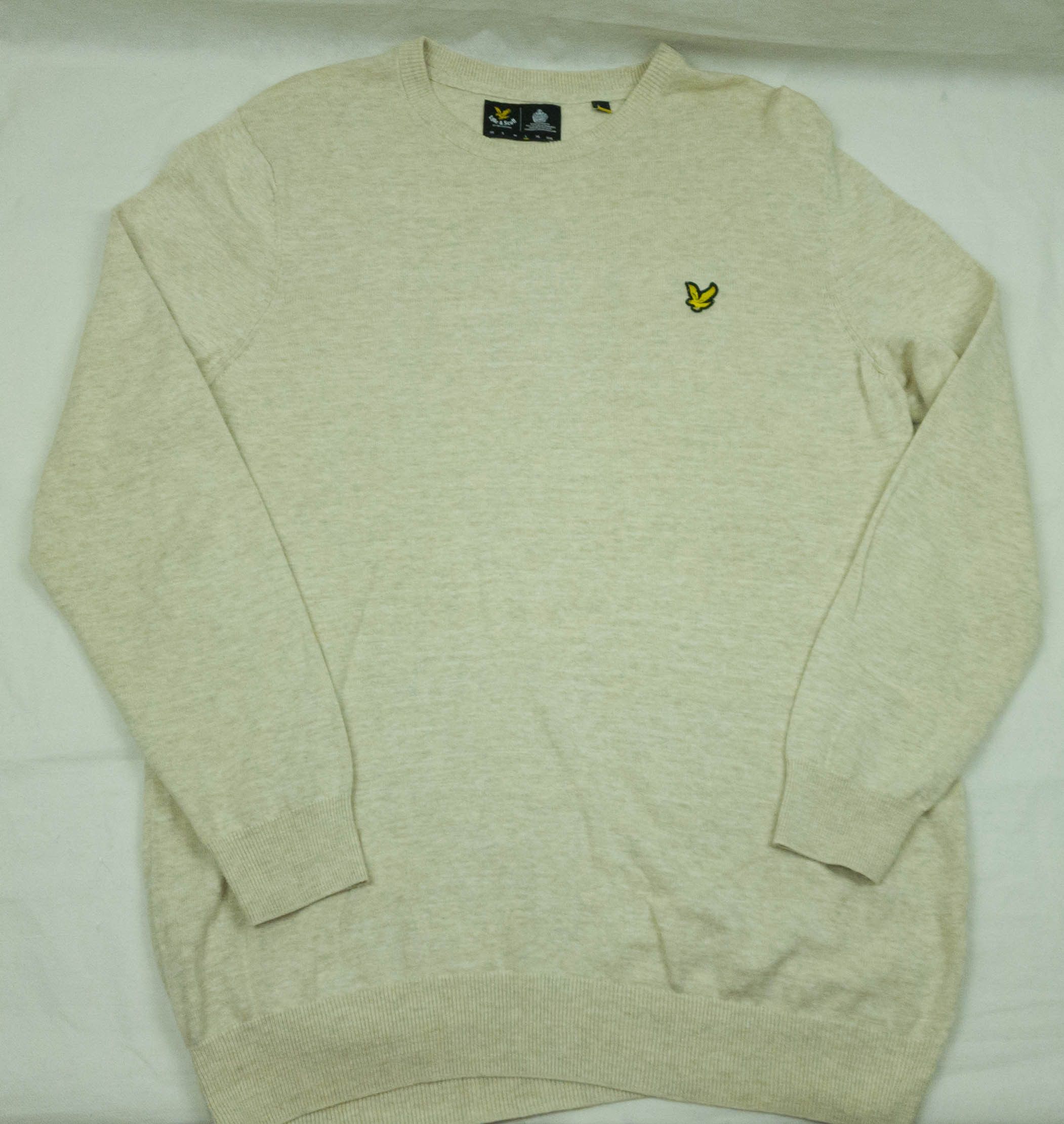Lyle & Scott Lyle Scott mens jumper linen size L vgc Size US L / EU 52-54 / 3 - 4 Thumbnail