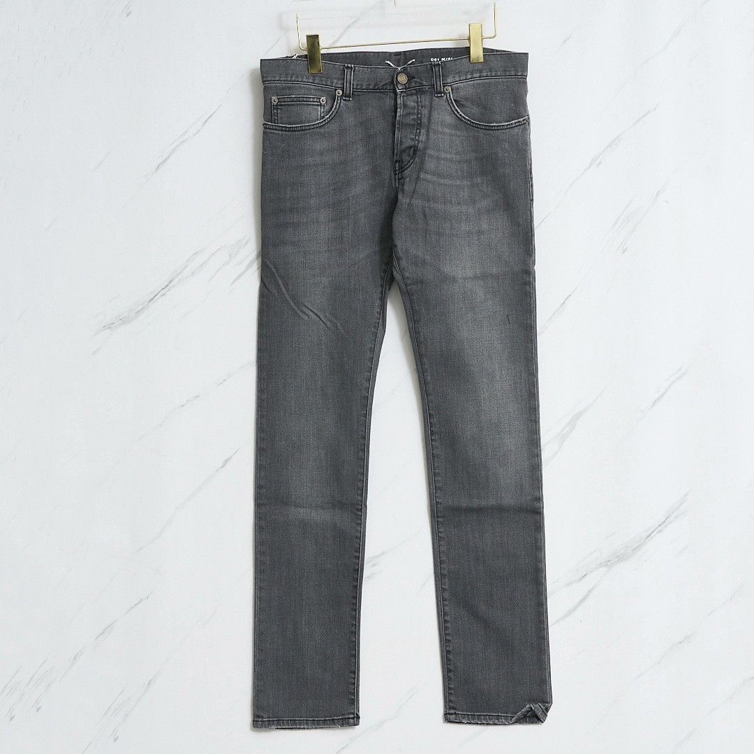 Saint Laurent Paris Saint Laurent Men's Leather Logo Jeans Size US 32 / EU 48 - 1 Thumbnail