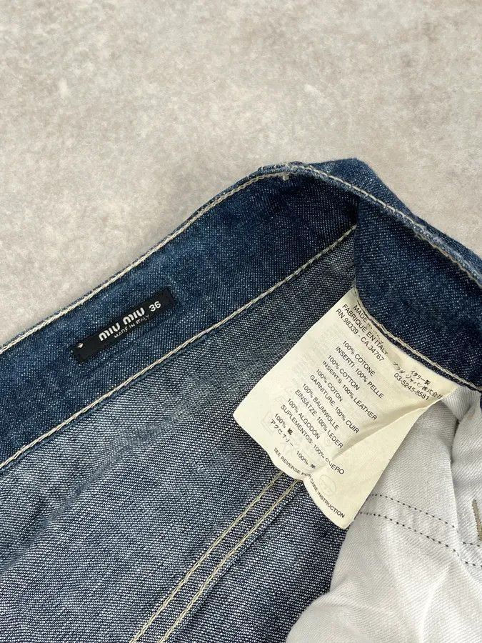 Miu Miu 2000s Miu Miu Brut Denim Jeans Size US 34 / EU 50 - 10 Thumbnail