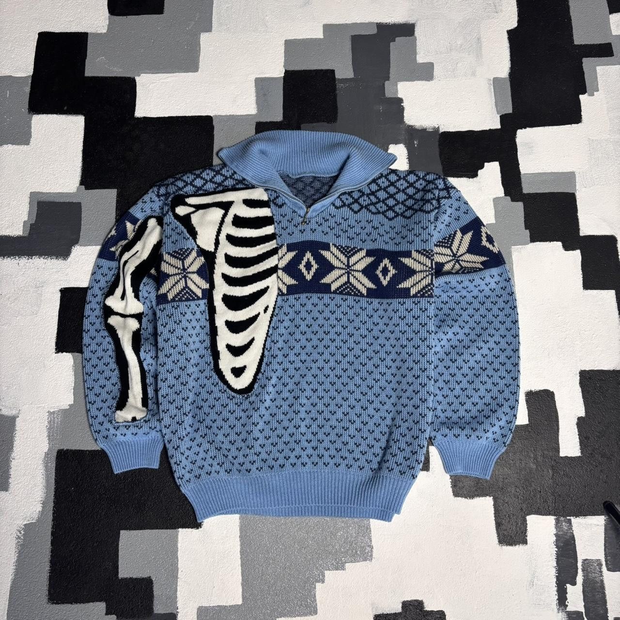 Japanese Brand × Vintage vintage sweater Size US L / EU 52-54 / 3 - 1 Thumbnail