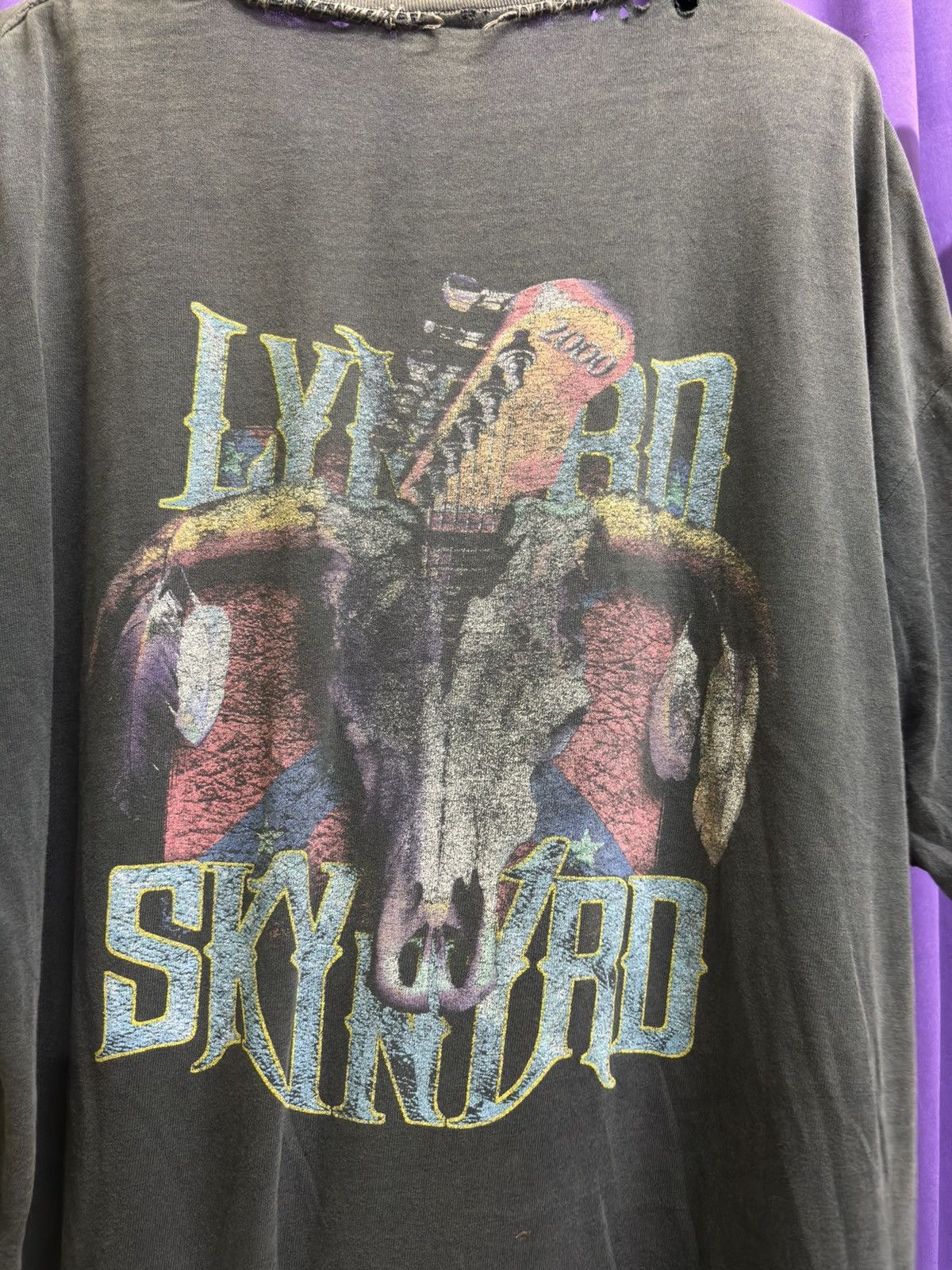 Band Tees vintage distressed sun faded lynyrd skynyrd thrashed erd Size US XL / EU 56 / 4 - 9 Thumbnail