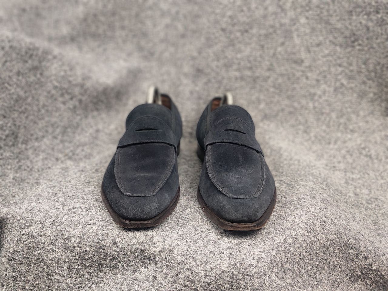 George Cleverley George Cleverley HandMad suede Leather Classic penny Loafers Size US 11 / EU 44 - 5 Thumbnail