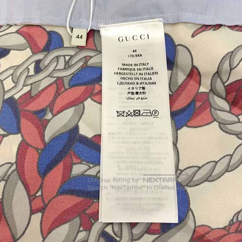 Gucci Gucci Colour-blocking tiger head buckle printed stitching Size US L / EU 52-54 / 3 - 6 Thumbnail