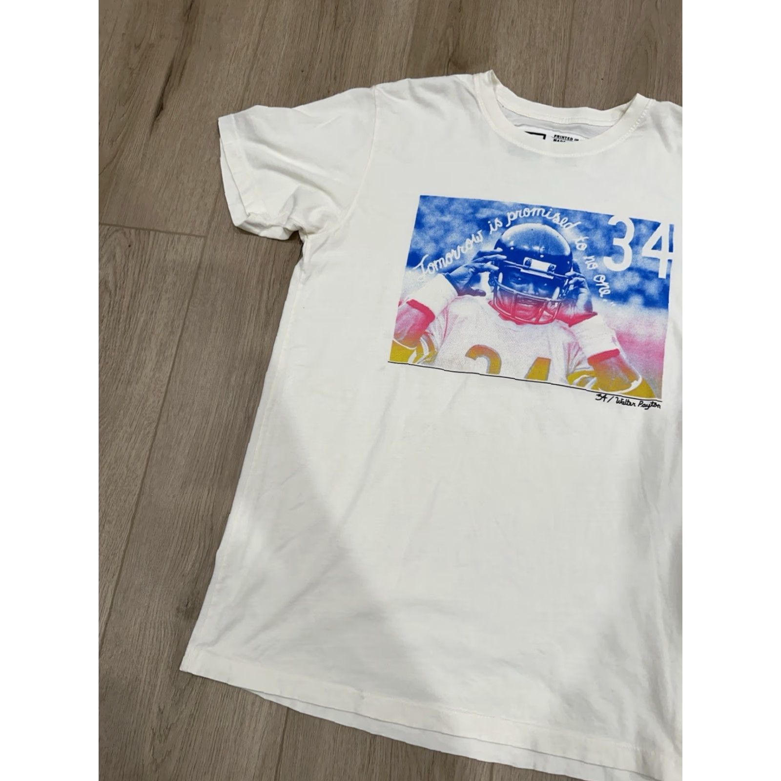 Roots Roots Of Fight Walter Payton Chicago Bears T-Shirt M White Mens Medium Size US M / EU 48-50 / 2 - 3 Thumbnail