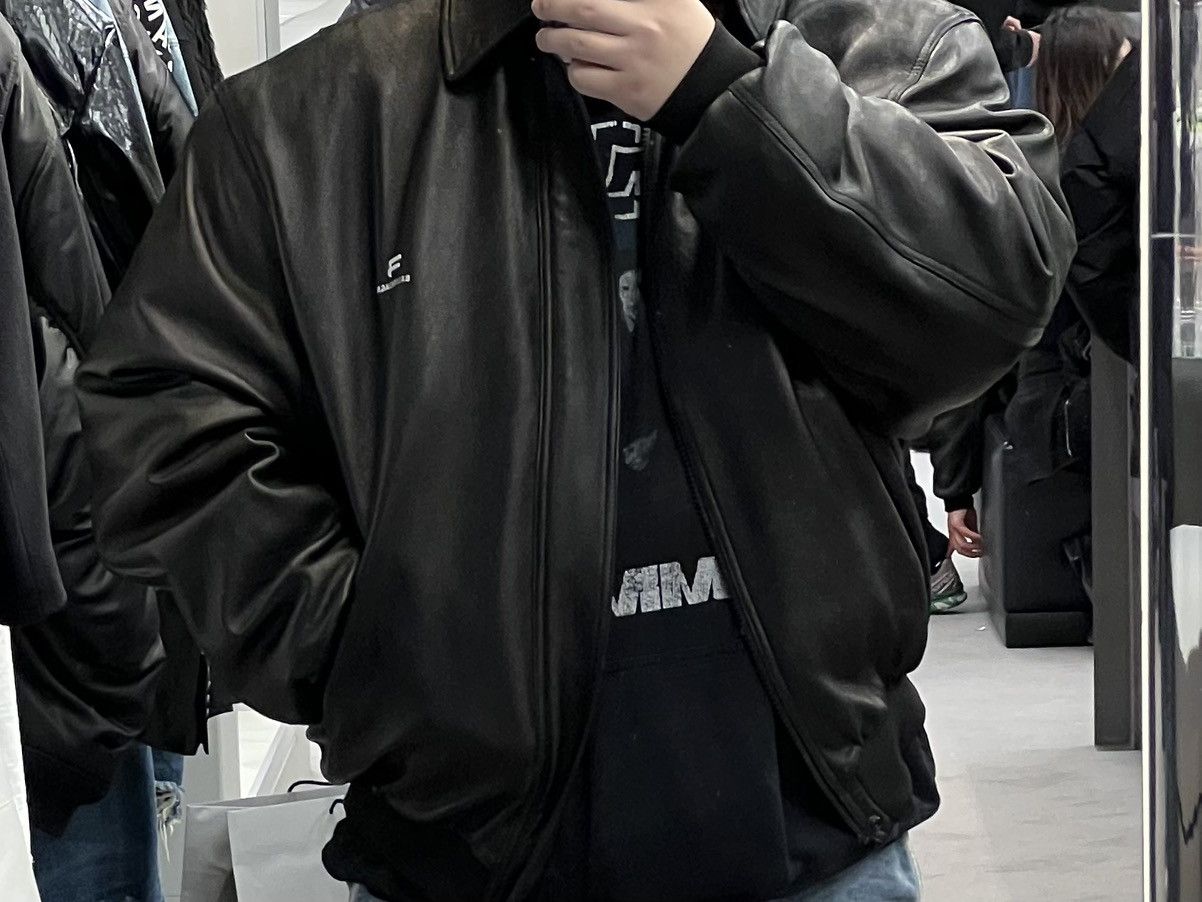 Balenciaga Balenciaga Sporty B Shearling Jacket | Grailed