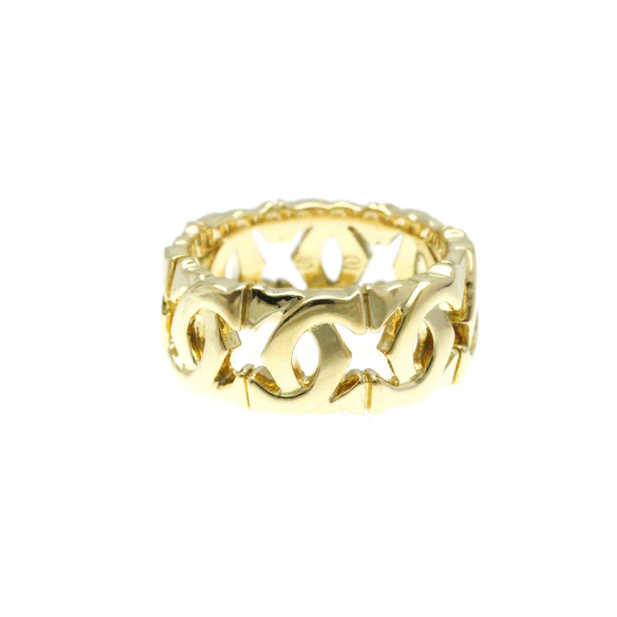image of Cartier Entrelace Ring Yellow Gold [18K] Fashion No Stone Band Ring Gold, Women's