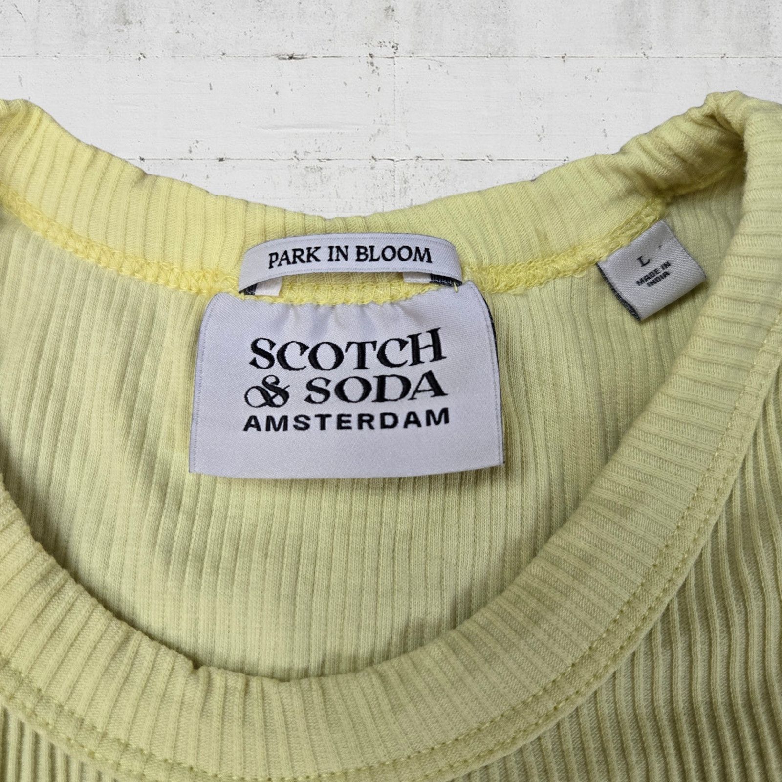 Scotch & Soda Scotch and Soda Yellow Racerback Tank Size Large Size L / US 10 / IT 46 - 3 Thumbnail