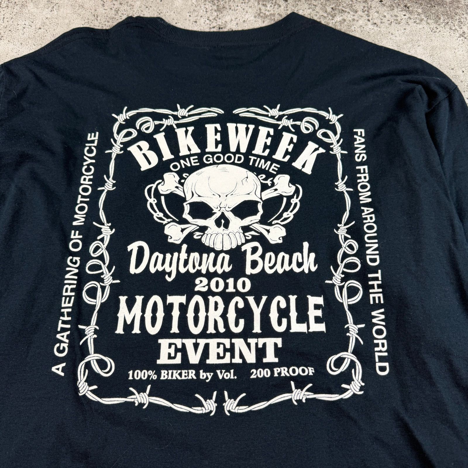 Gildan Dayton Bike Week 2010 Skulls Jack Daniels Print Size Medium Size US M / EU 48-50 / 2 - 5 Thumbnail