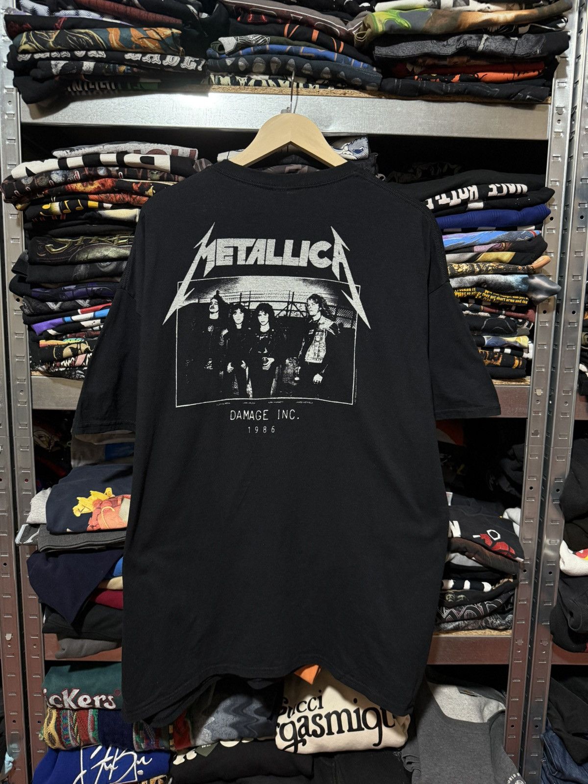 Band Tees Vintage 2021 Metallica Damage Inc 1986 Rock Band T-Shirt Y2K Size US XXL / EU 58 / 5 - 2 Thumbnail