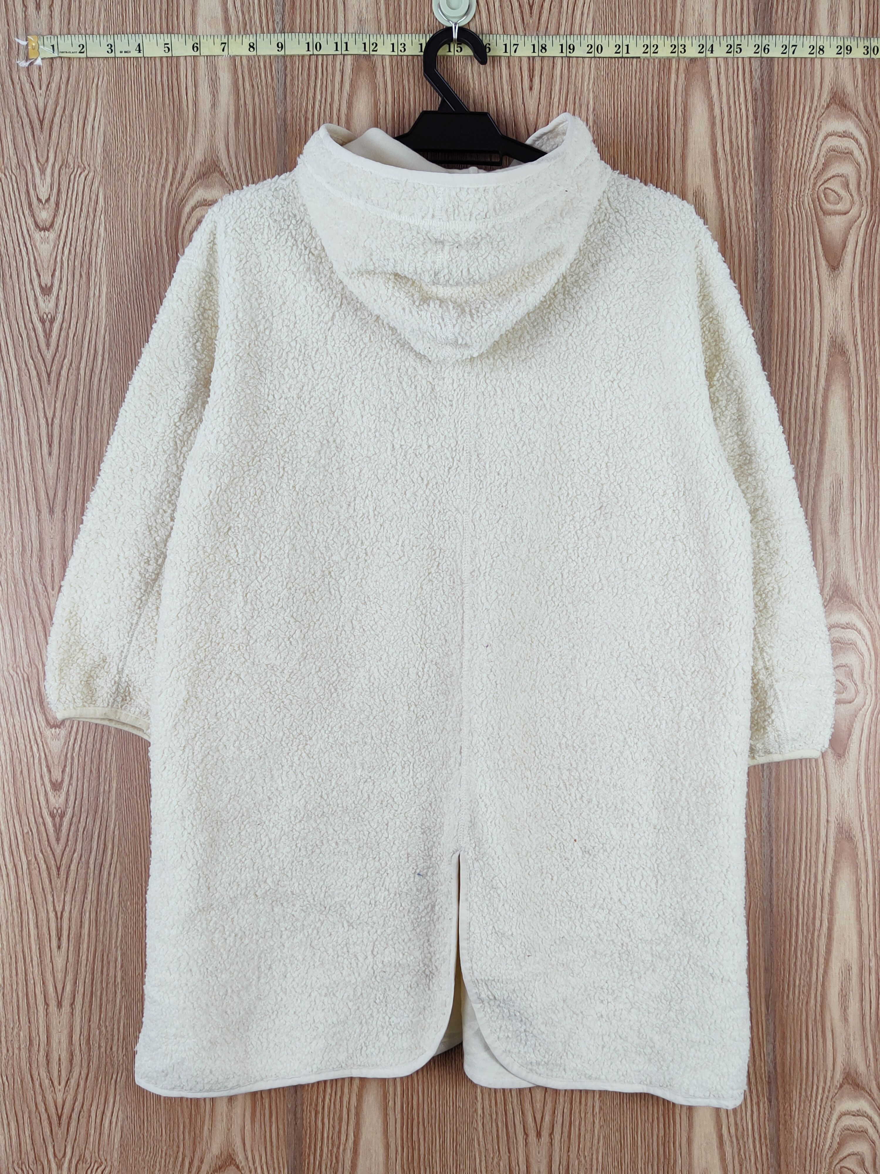 GU × Undercover GU ❌ Undercover Ivory Fur Hoodie Sweater COLLABORATION STUFF Size L / US 10 / IT 46 - 7 Thumbnail