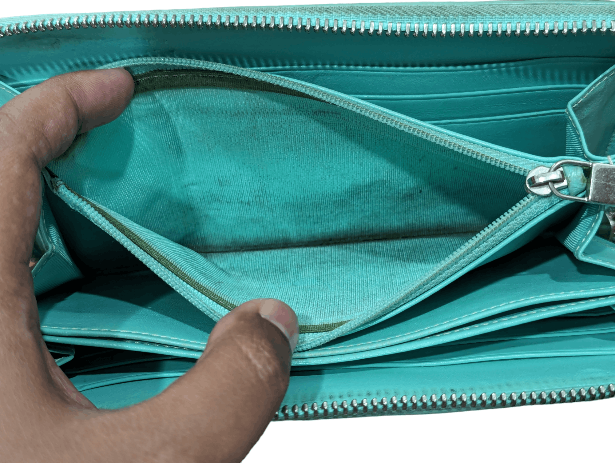 Tiffany & Co. Tiffany & Co Round Zipper Wallet Purse Size ONE SIZE - 14 Thumbnail