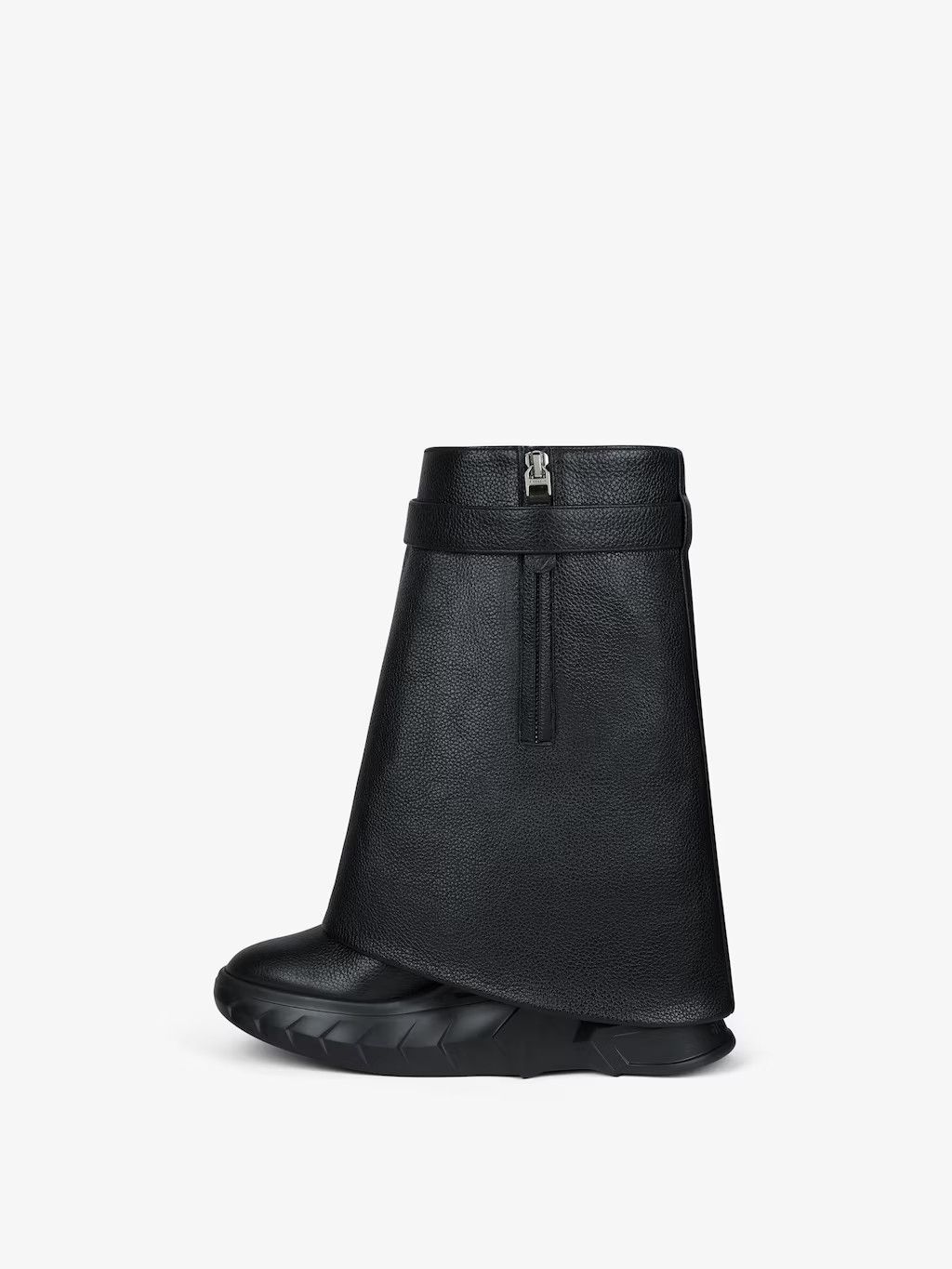 Givenchy o1w1db10325 Shark Lock Ankle Boots in Black Size US 8 / IT 38 - 3 Thumbnail