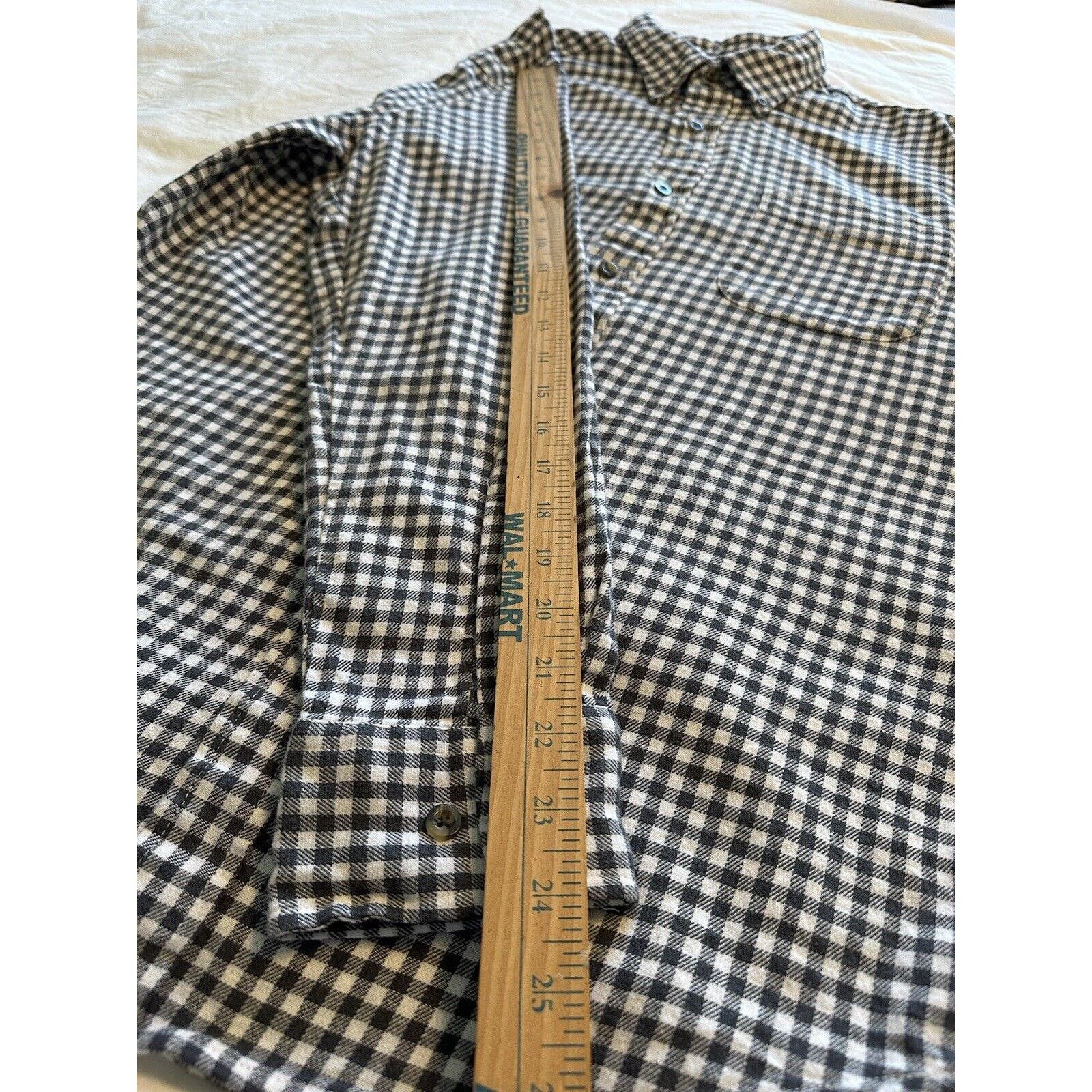 Saddlebred Saddlebred Button Flannel Shirt Black/White Check Medium Size US M / EU 48-50 / 2 - 7 Thumbnail