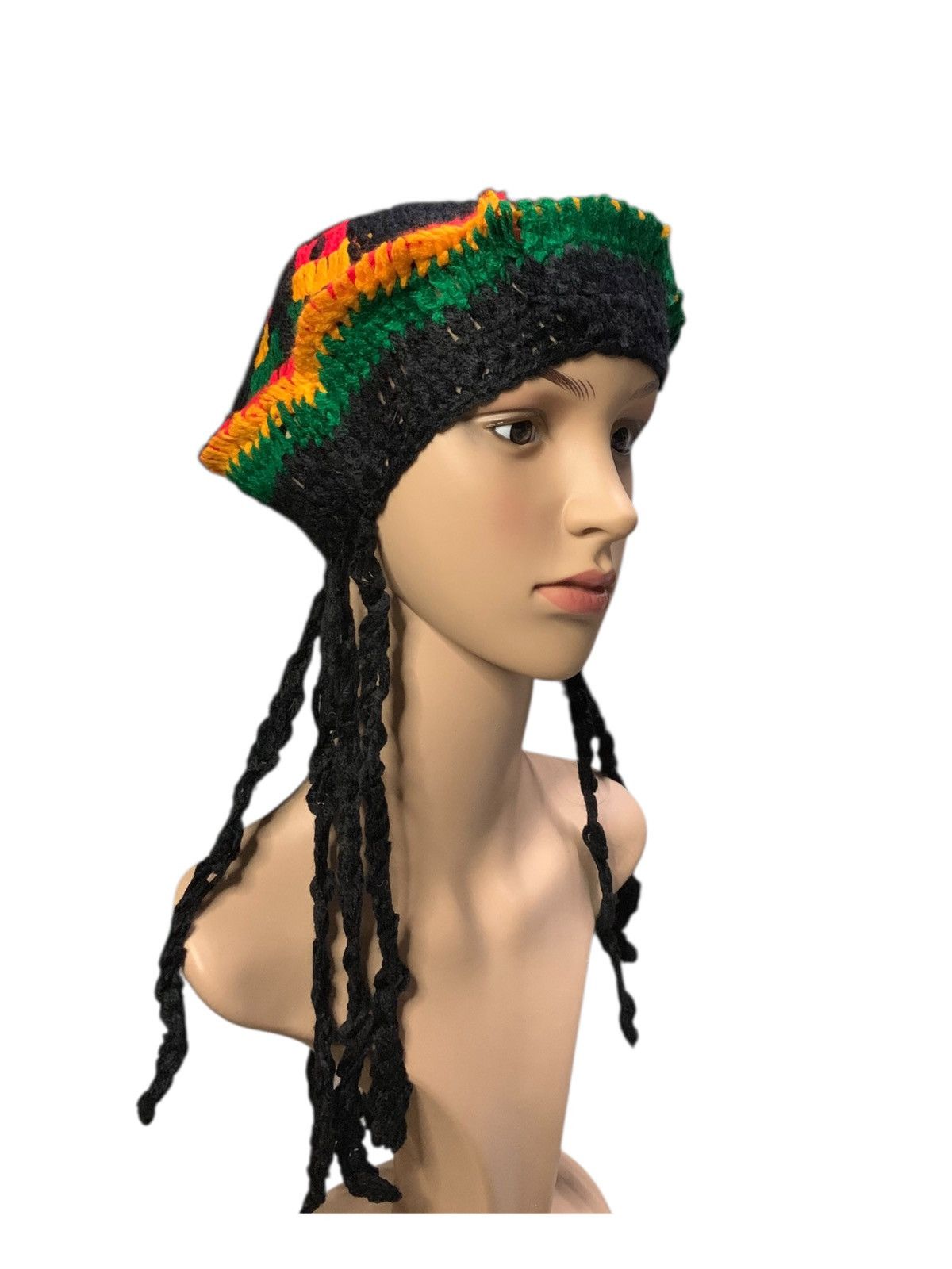 Bob Marley × Japanese Brand × Vintage Hand Made Crochet Knitted Like Bob Marley Style Size ONE SIZE - 2 Thumbnail