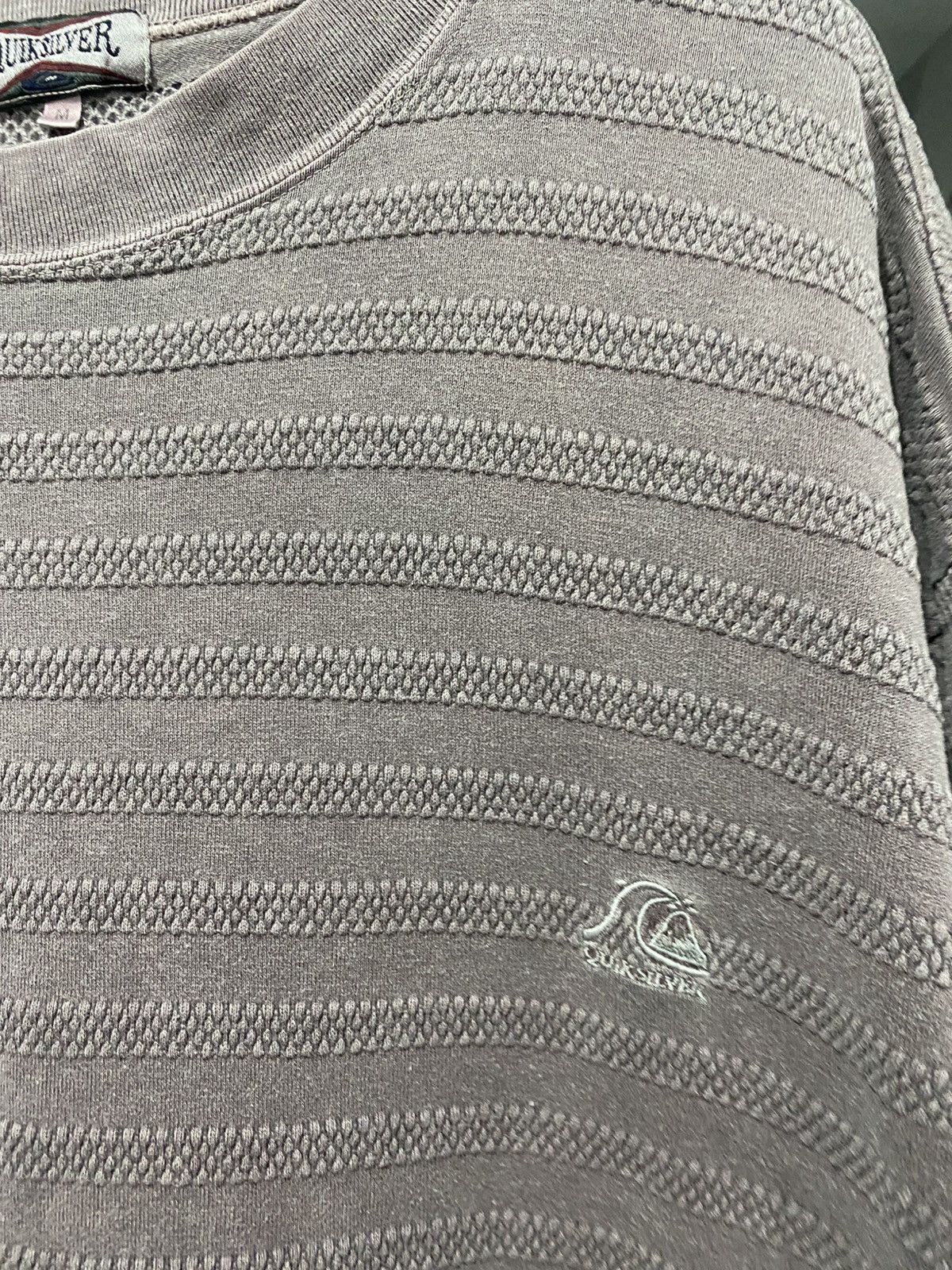 Quiksilver Vintage 80s Quiksilver Striped Tshirt Size US XL / EU 56 / 4 - 3 Thumbnail