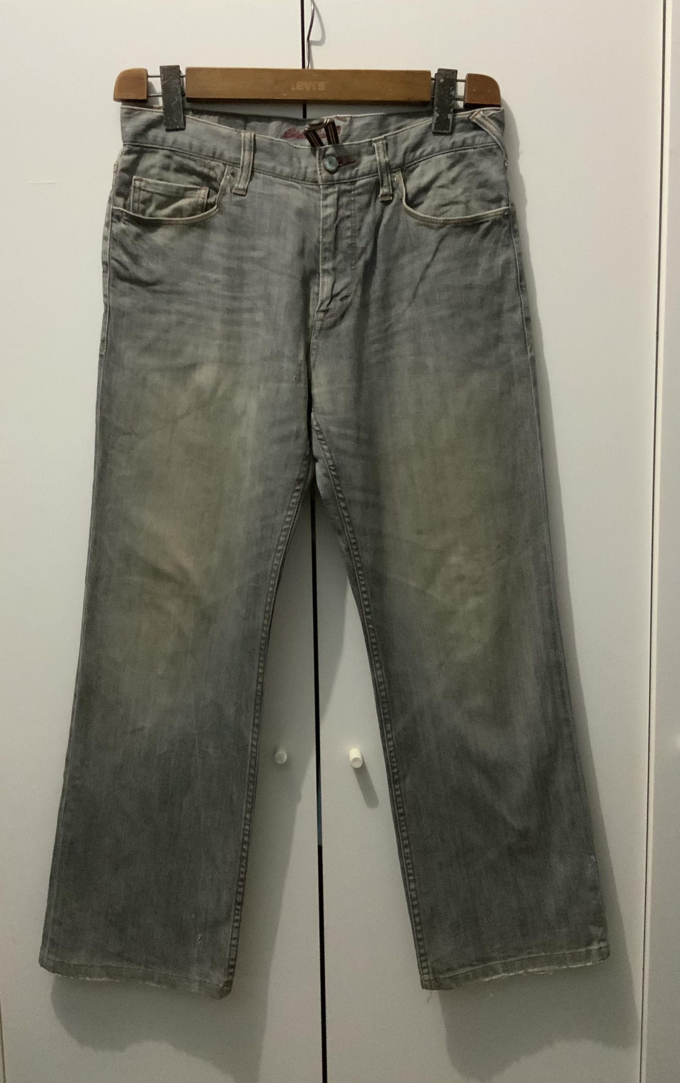 Denime Eddie Bauer Fade Japan Denime Jean Size US 31 - 1 Thumbnail