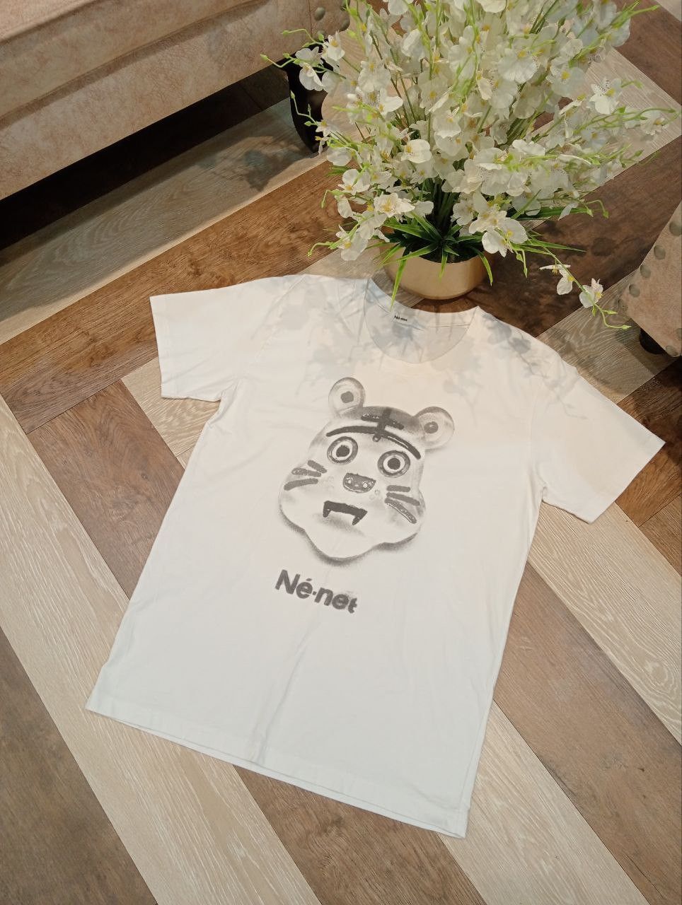 Issey Miyake ISSEY MIYAKE NE-NET WHITE TSHIRT Size US M / EU 48-50 / 2 - 3 Thumbnail