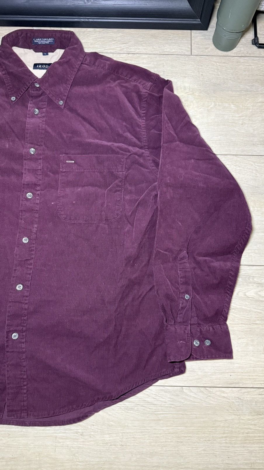 Izod Y2K 2000s Izod Corduroy Button Up Long Sleeve Size US L / EU 52-54 / 3 - 3 Thumbnail
