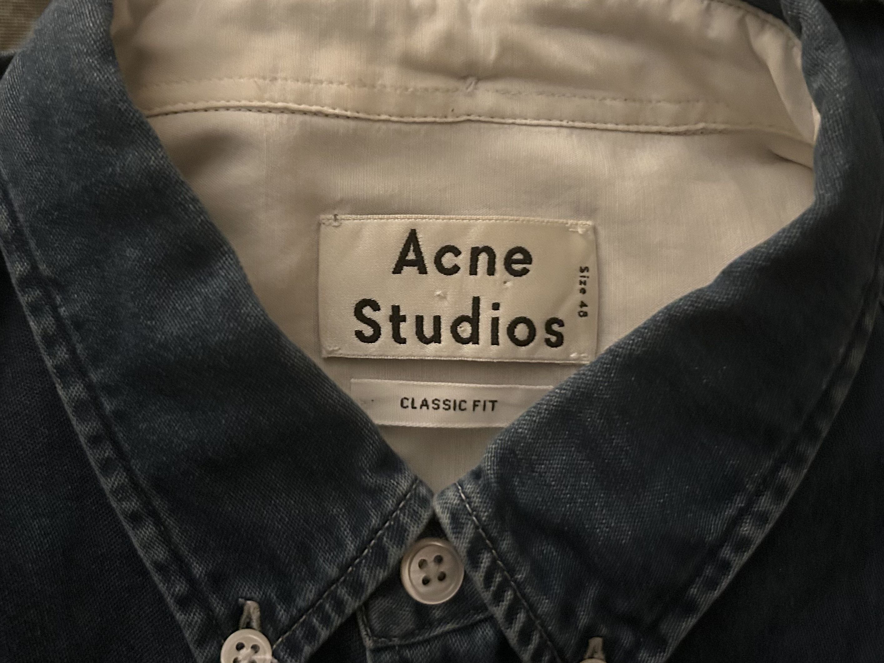 Acne Studios 'Isherwood' shirt Size US M / EU 48-50 / 2 - 3 Thumbnail