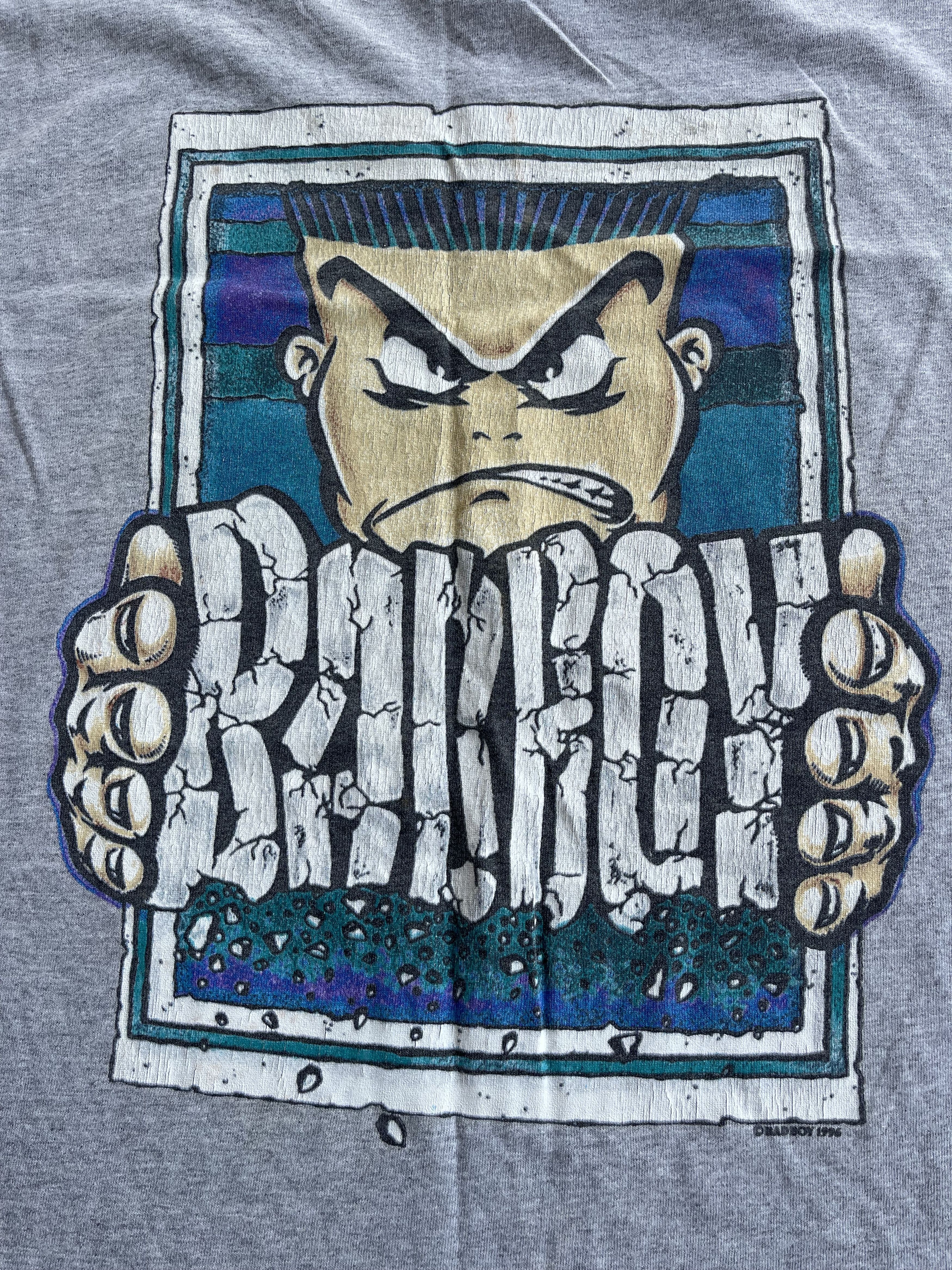 Vintage Vtg 90s Badboy Big Backhit 1996 Copyright Size US L / EU 52-54 / 3 - 7 Thumbnail