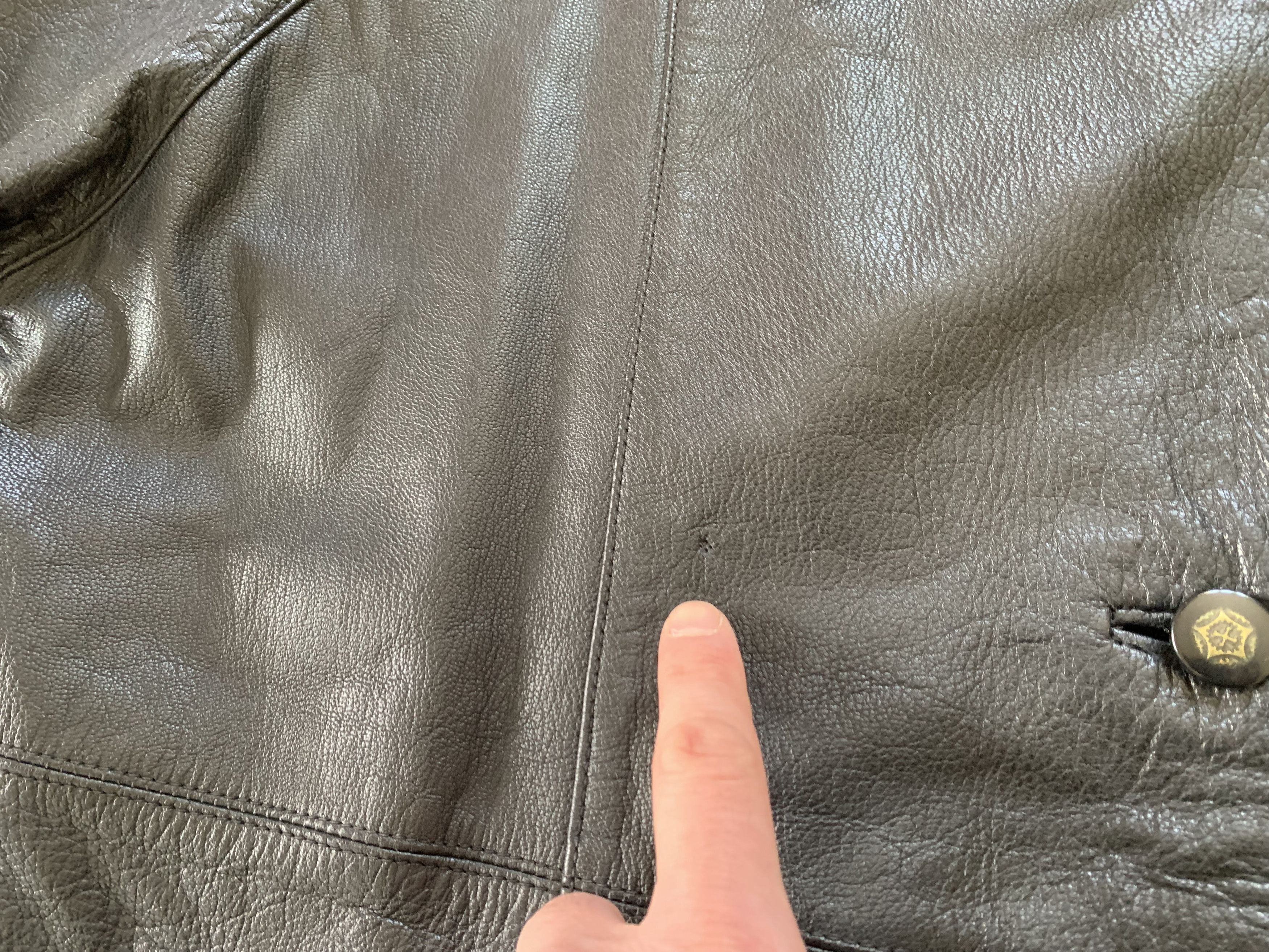 Genuine Leather × Vintage Style File Vintage Long Leather Jacket Size US M / EU 48-50 / 2 - 13 Thumbnail