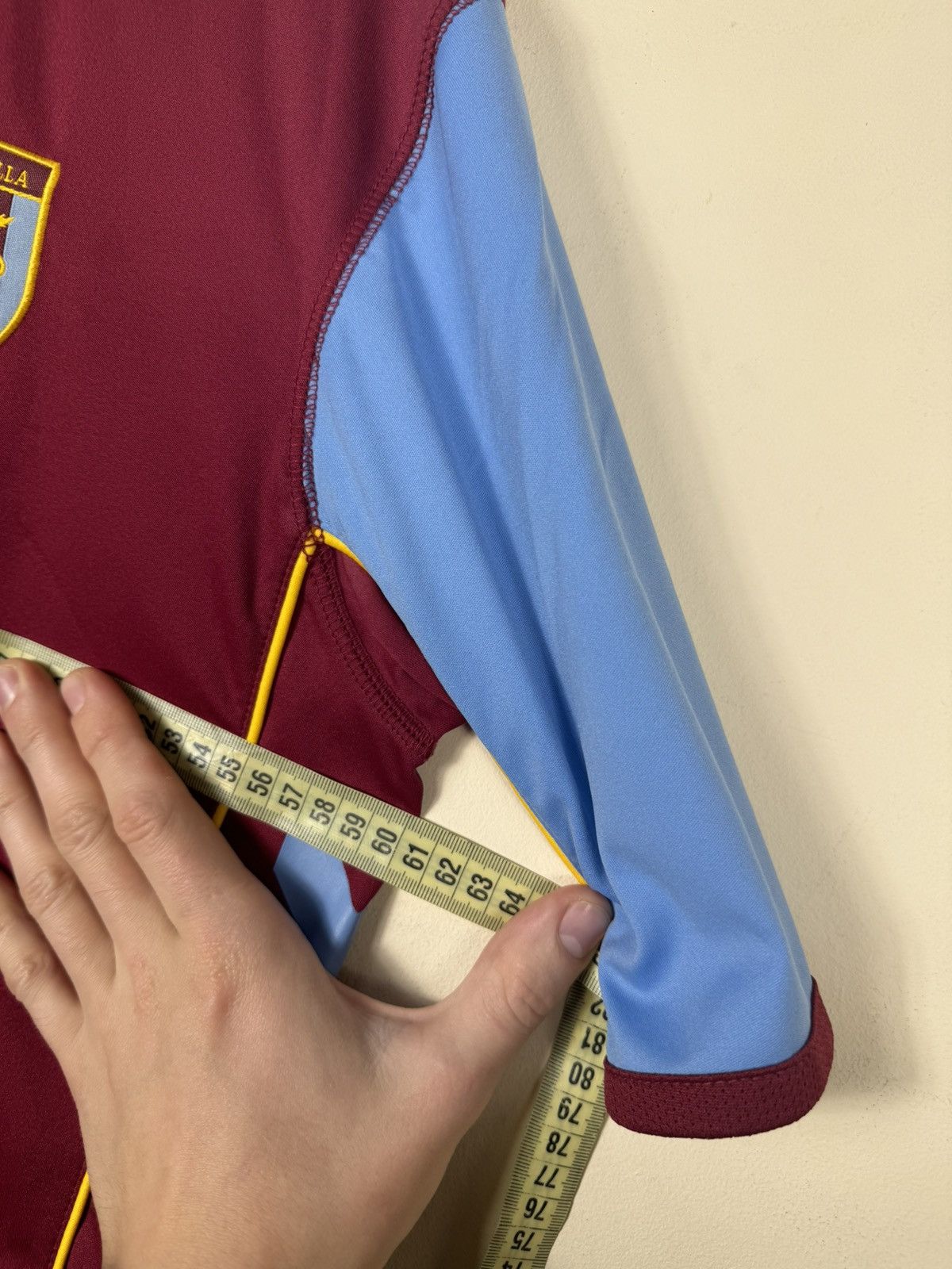 Hummel × Vintage 2005/06 Home Aston Villa Hummel Jersey T-shirt Size US L / EU 52-54 / 3 - 10 Thumbnail