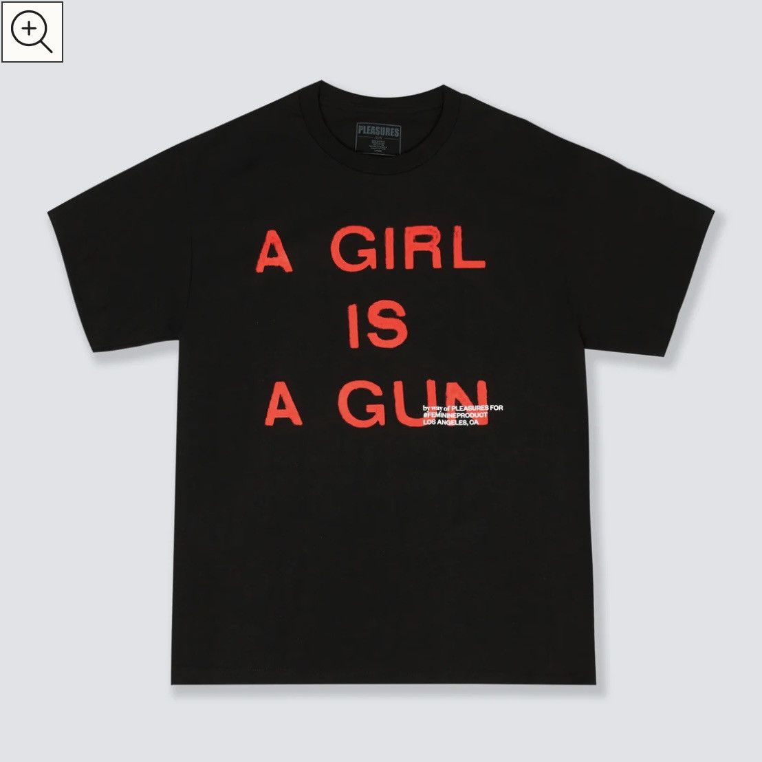 Pleasures Pleasures x By Way Of Us “A Girl Is A Gun” Shirt - Black MD Size US M / EU 48-50 / 2 - 1 Thumbnail
