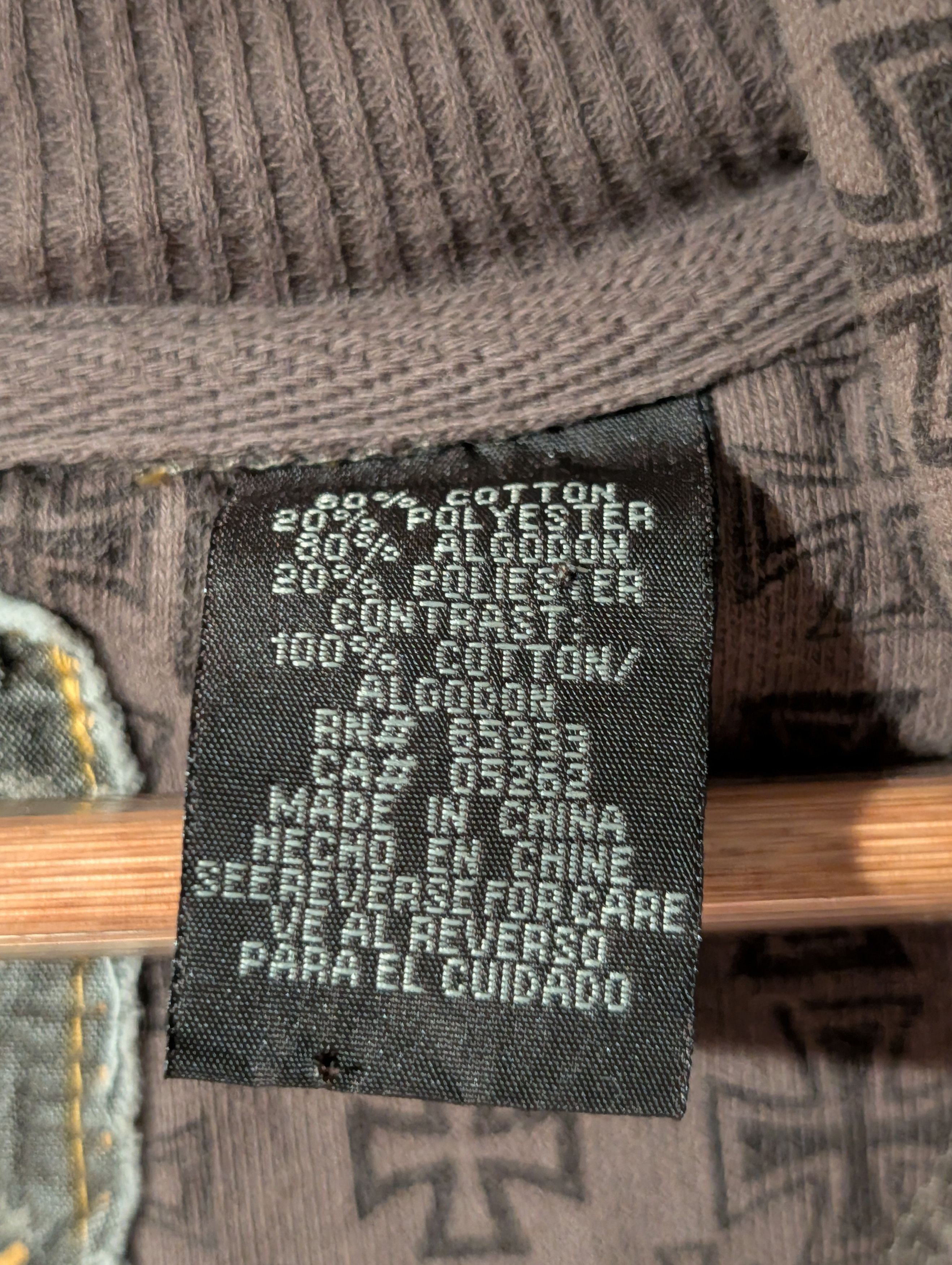 Point Zero Y2K Point Zero Iron Cross Over Print Grunge Full Zip Hoodie Size US M / EU 48-50 / 2 - 3 Thumbnail
