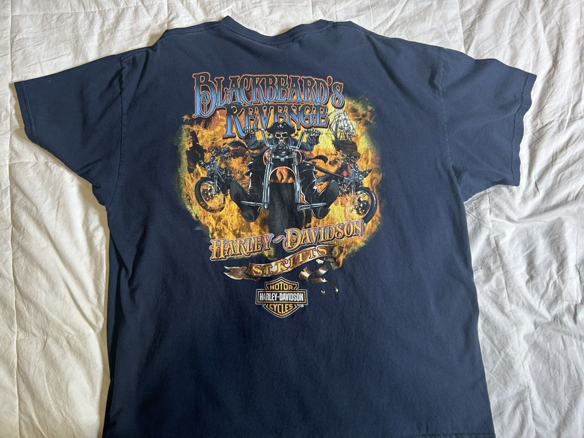 Harley Davidson × Vintage Vintage Harley Davidson Tee Size US XXL / EU 58 / 5 - 4 Thumbnail